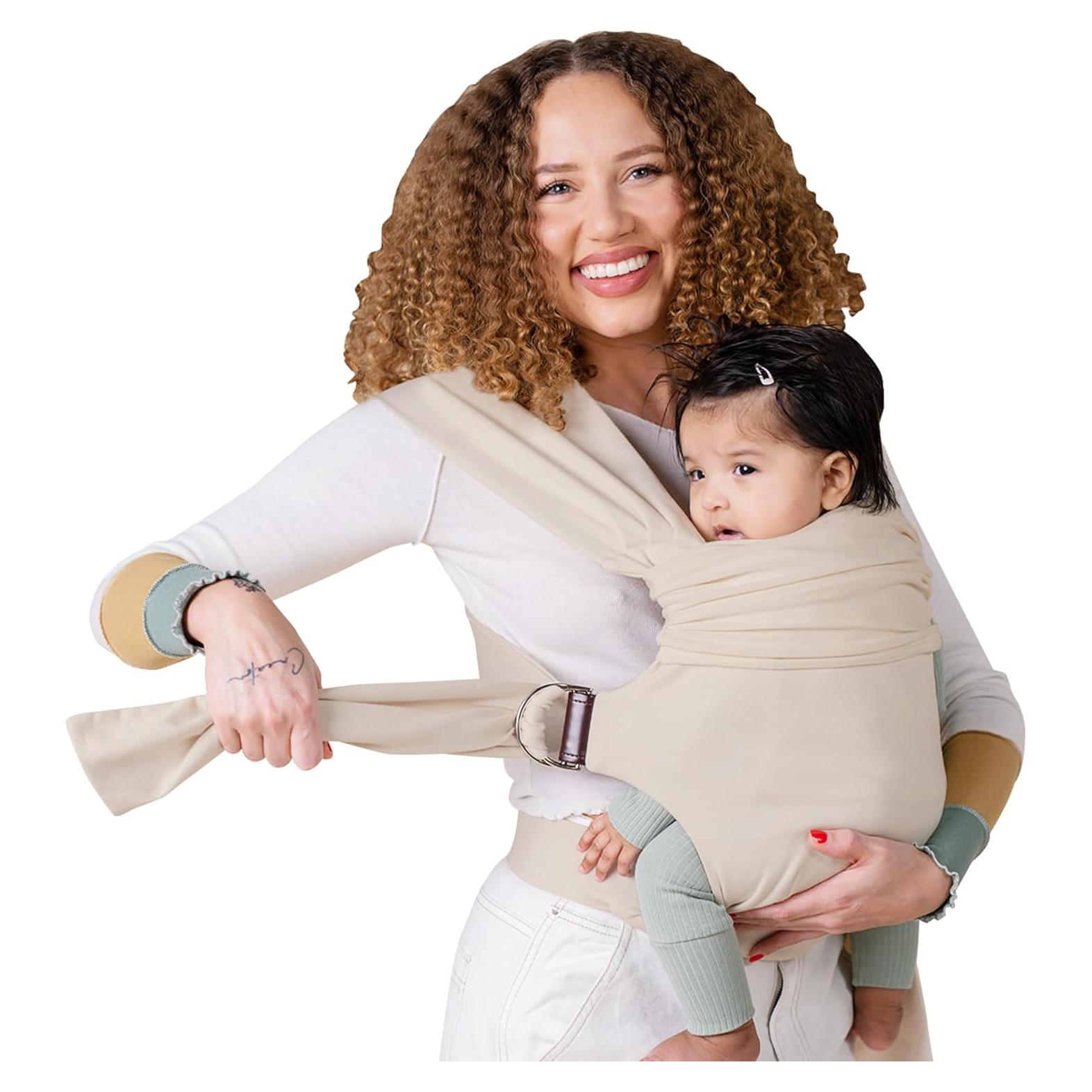 Lalabu Simple Wrap Portabebés Natural 5.9-12.7 kg Ergonómico