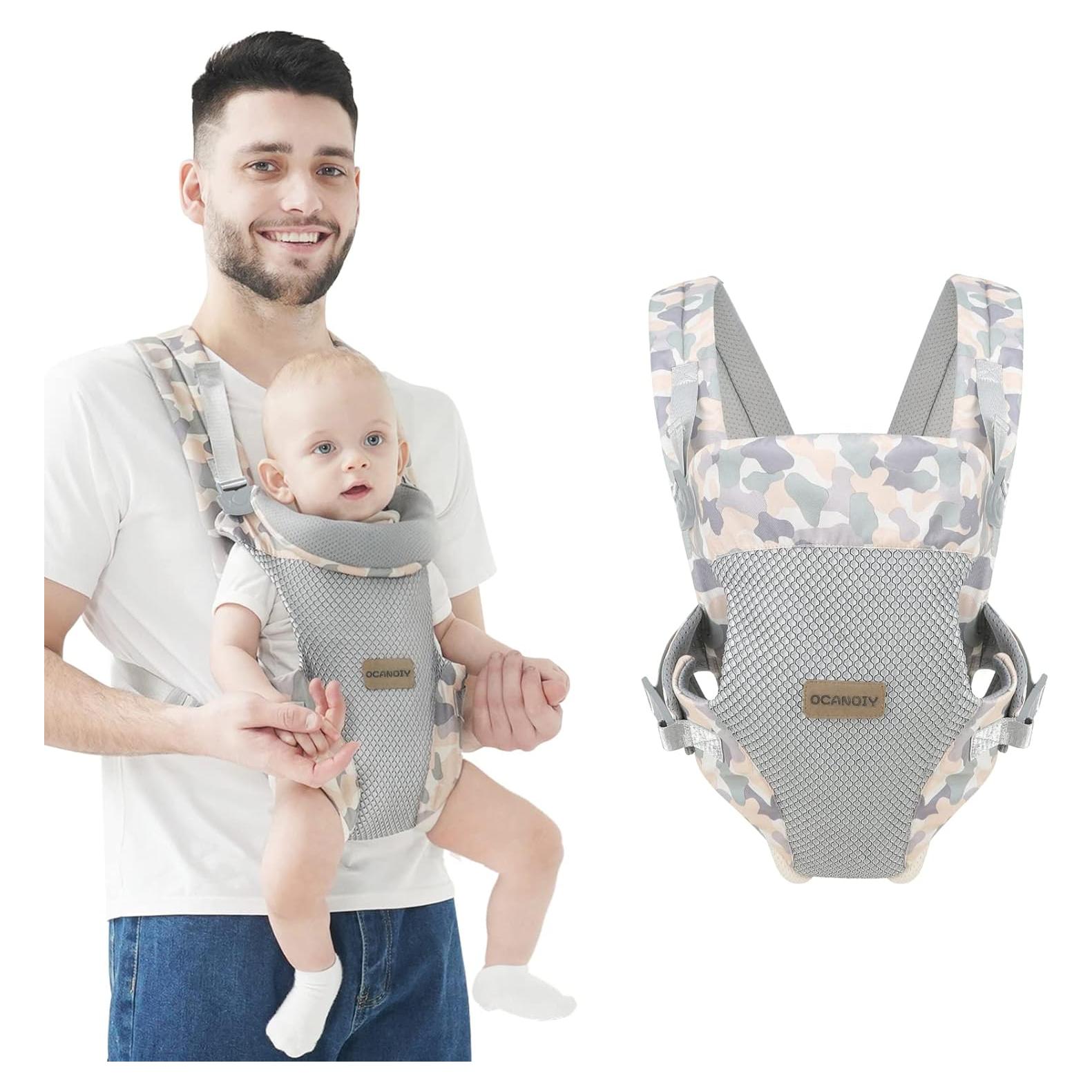 Fular Ergonómico para Bebés Camuflaje 3-20kg Algodón