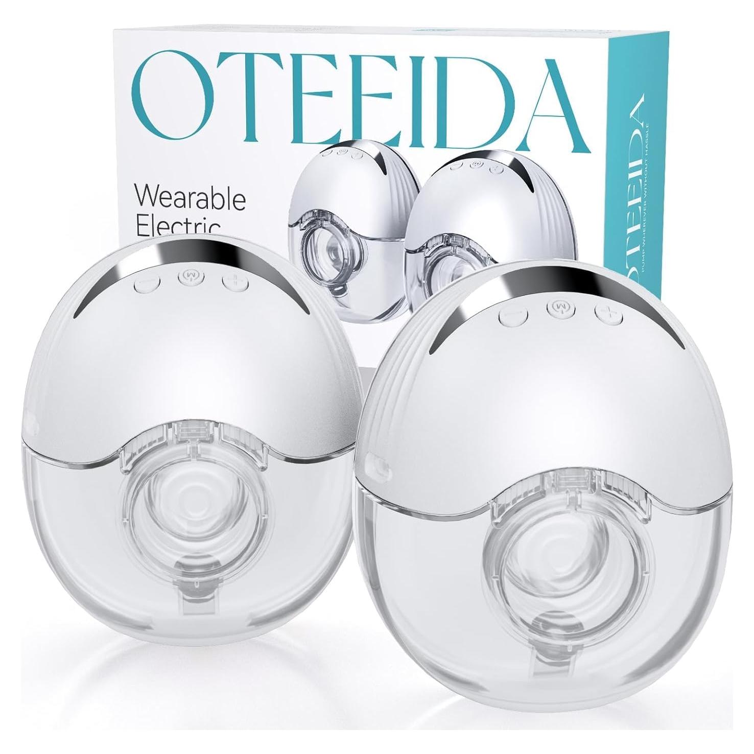 Extractor de Leche Eléctrico OTEEIDA MY-375 - Portátil, Silencioso, 4 Modos, 12 Niveles, 210ml