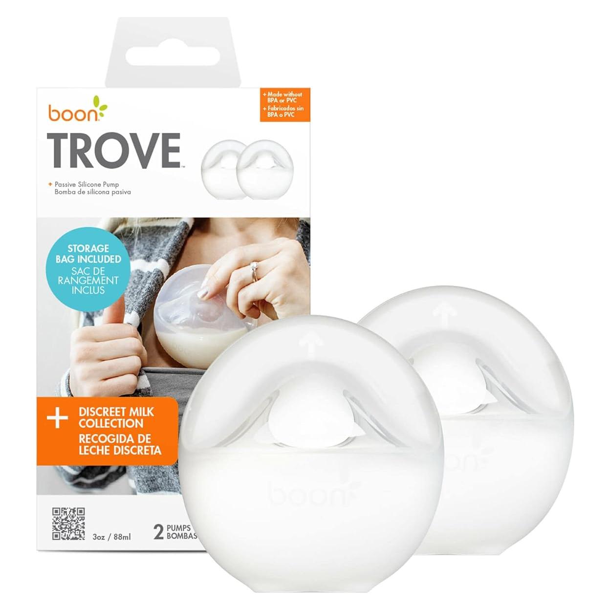 Extractor de Leche Materna Manual Boon Trove - 2 Unidades con Bolsa