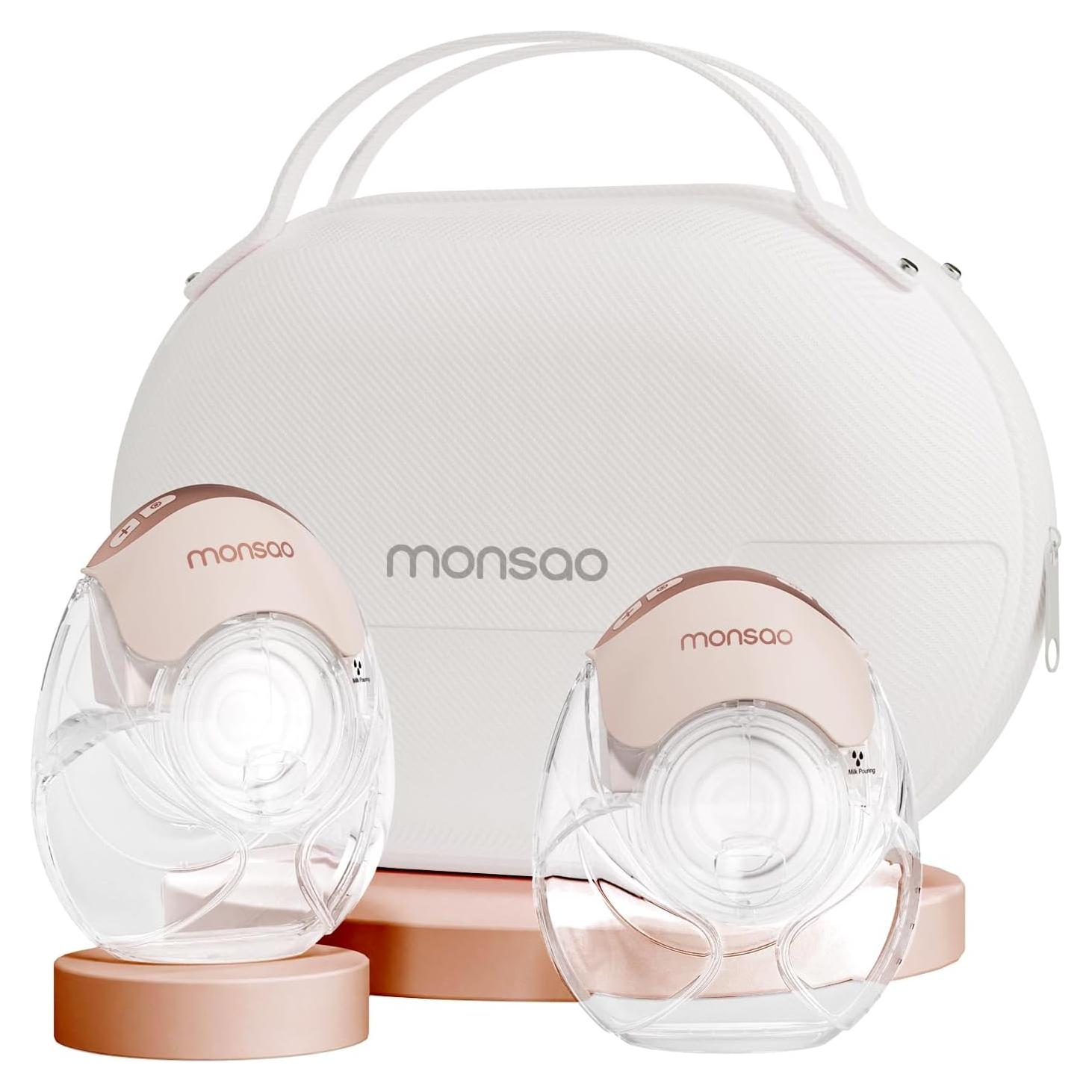 Extractor de Leche Eléctrico Portátil GLE32 Rosa 3 Modos 12 Niveles