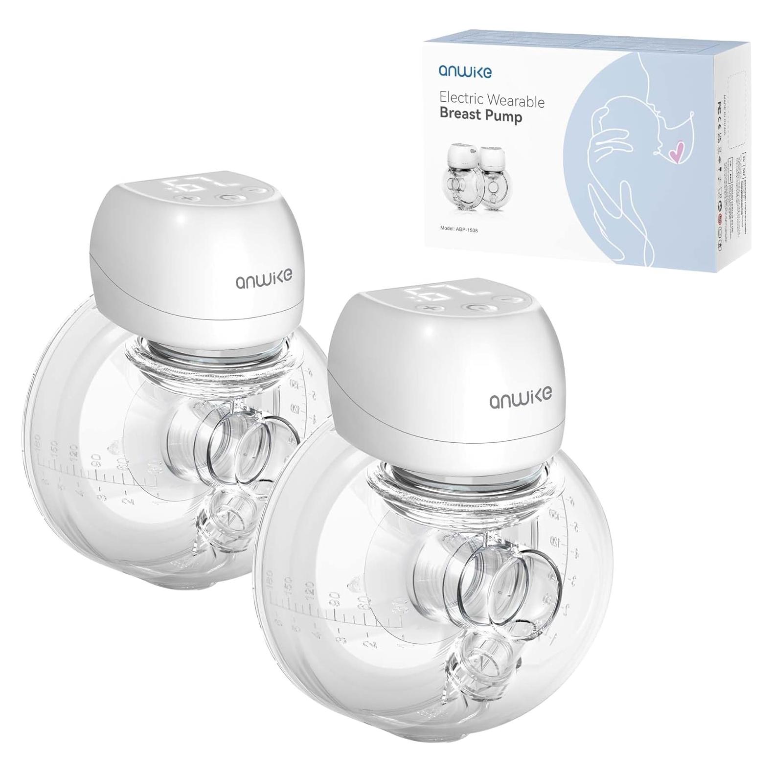 Extractor de Leche Eléctrico ANWIKE MY-381 - Silencioso, Portátil, 2 Modos, 9 Niveles, 193g