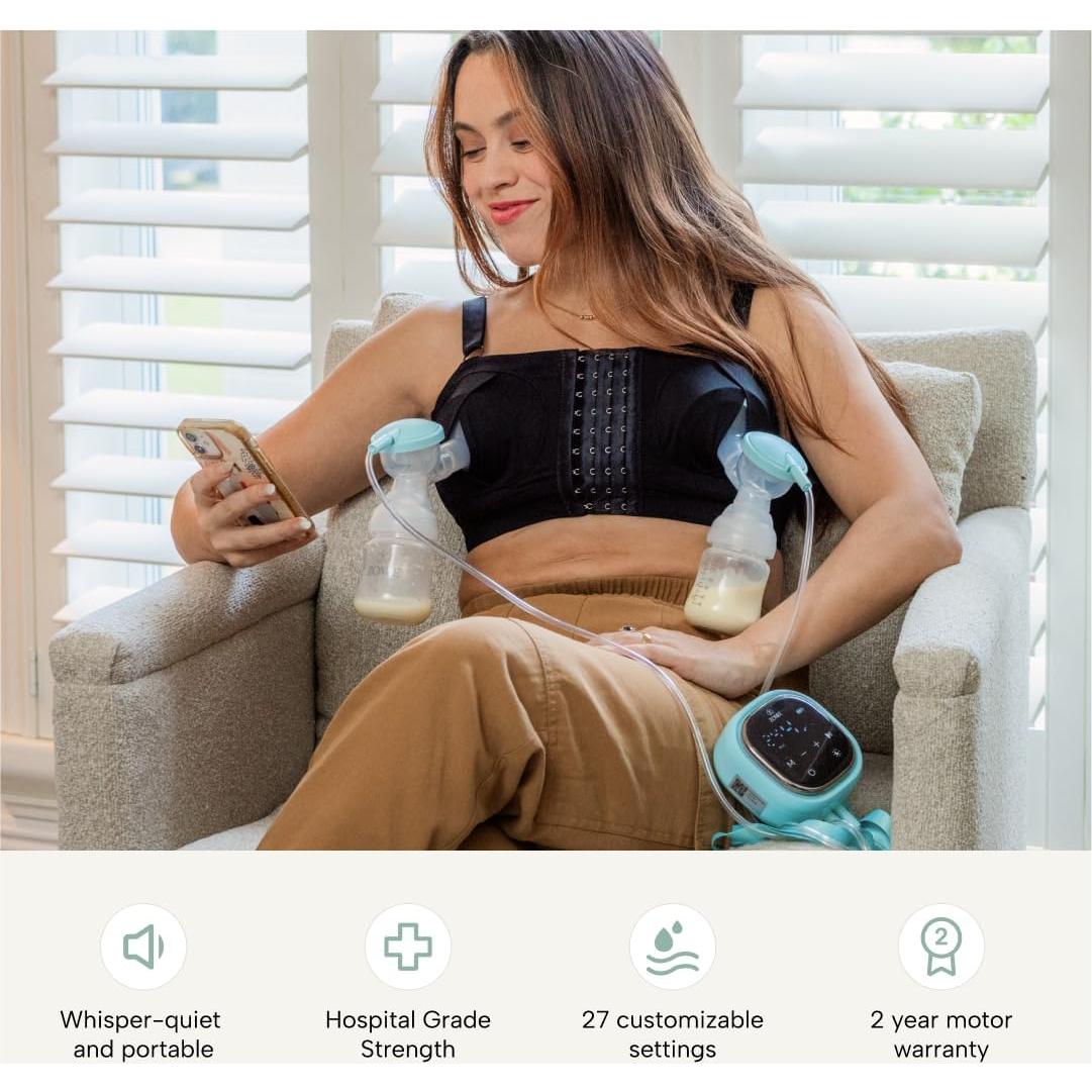 Extractor de Leche Eléctrico Doble Zomee Z2 - Portátil y Recargable