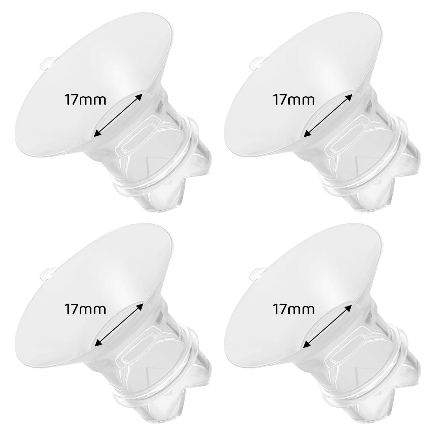 Insertos de Brida 17 mm Suniceme para Sacaleches 4PCS