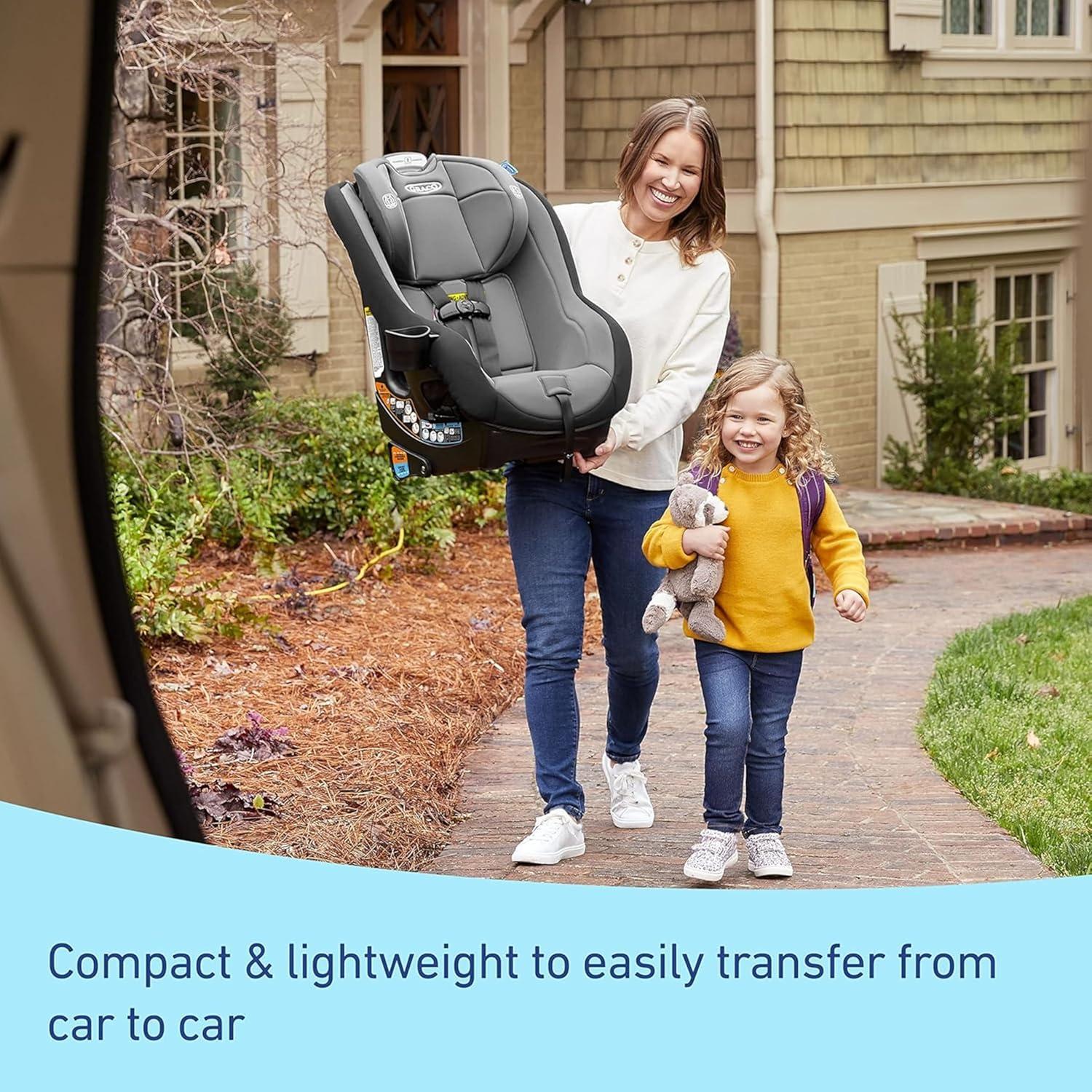 Asiento de auto convertible Graco Contender Slim, 2 modos, compacto