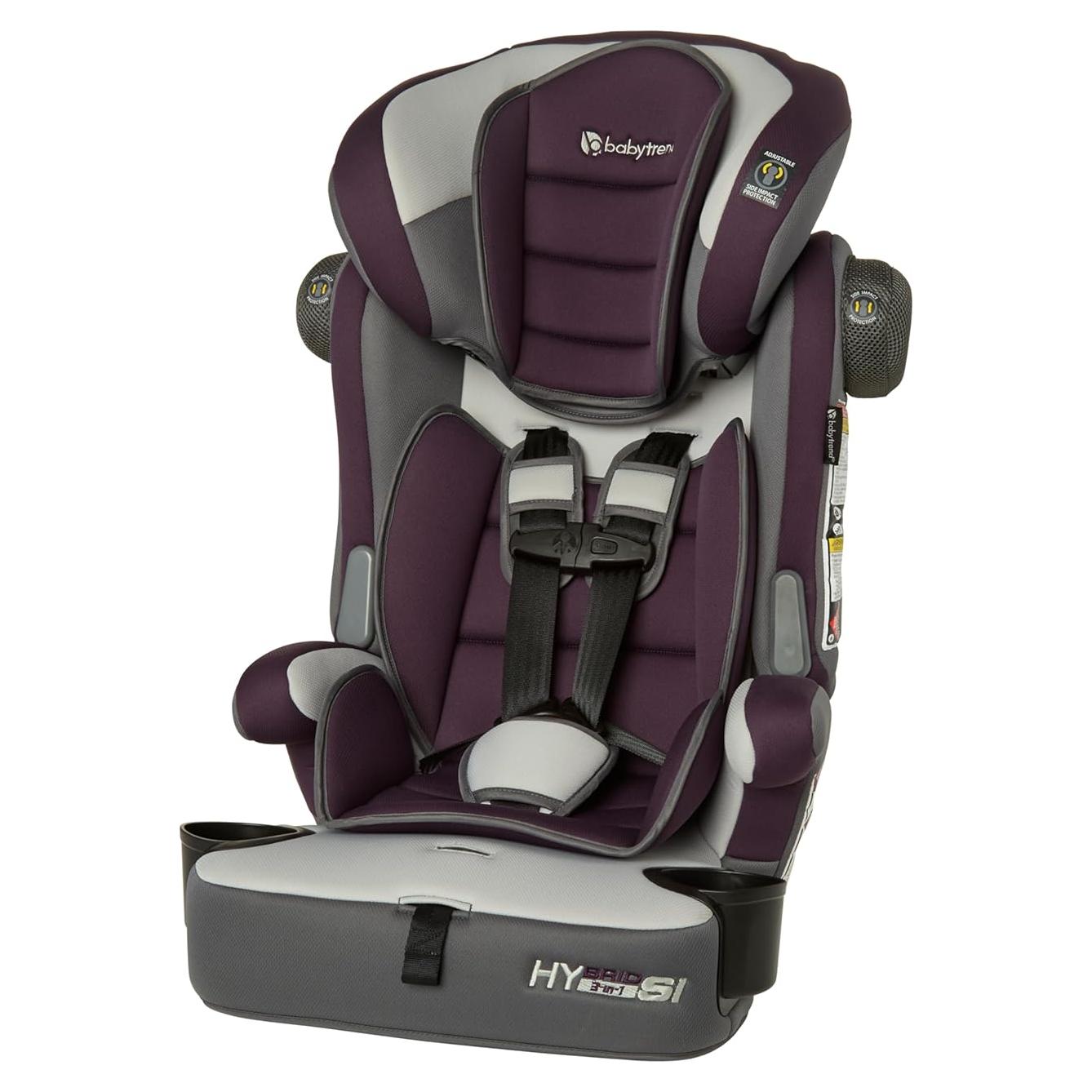 Asiento de Aumento 3 en 1 Baby Trend Hybrid SI Dash Ciruela