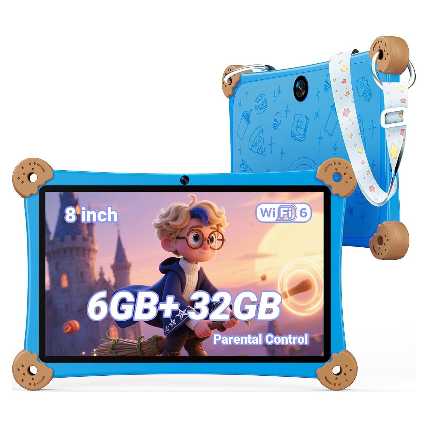 Tableta Infantil Topsand 8" Android 6GB/32GB KIDOZ Control Parental