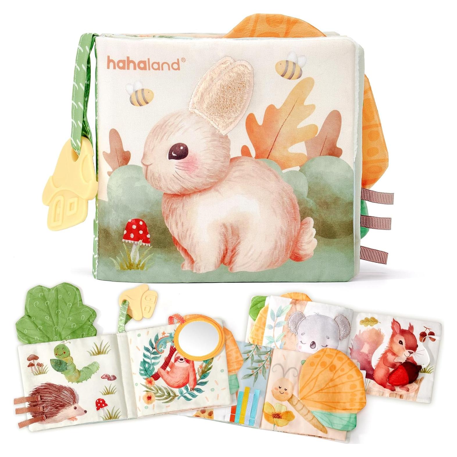 Libro Suave Interactivo Hahaland para Bebés 0-6 Meses