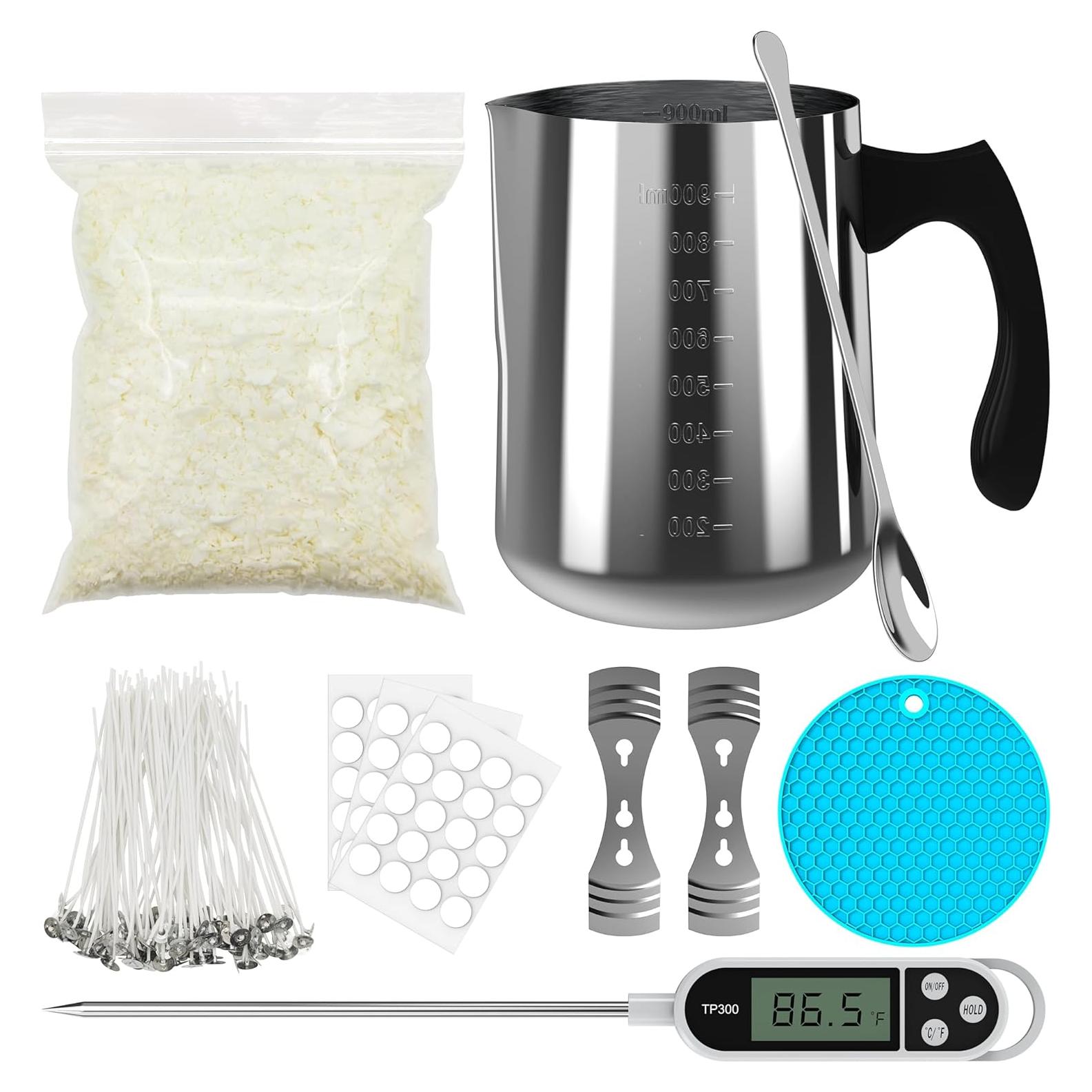 Kit de Hacer Velas Ohcans para Principiantes - Cera de Soja 12.4oz