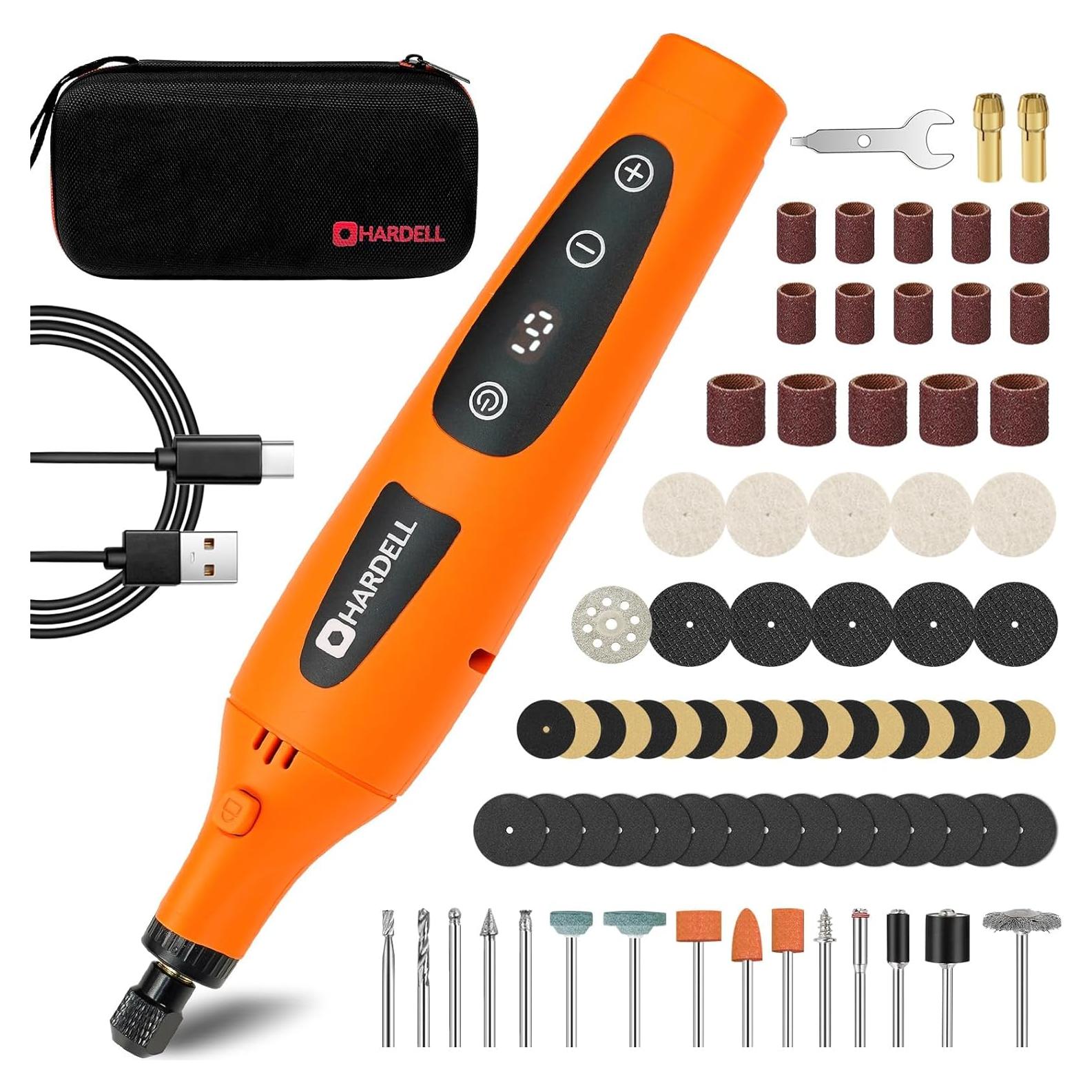 Herramienta Rotativa Inalámbrica HARDELL 4V con 80 Accesorios