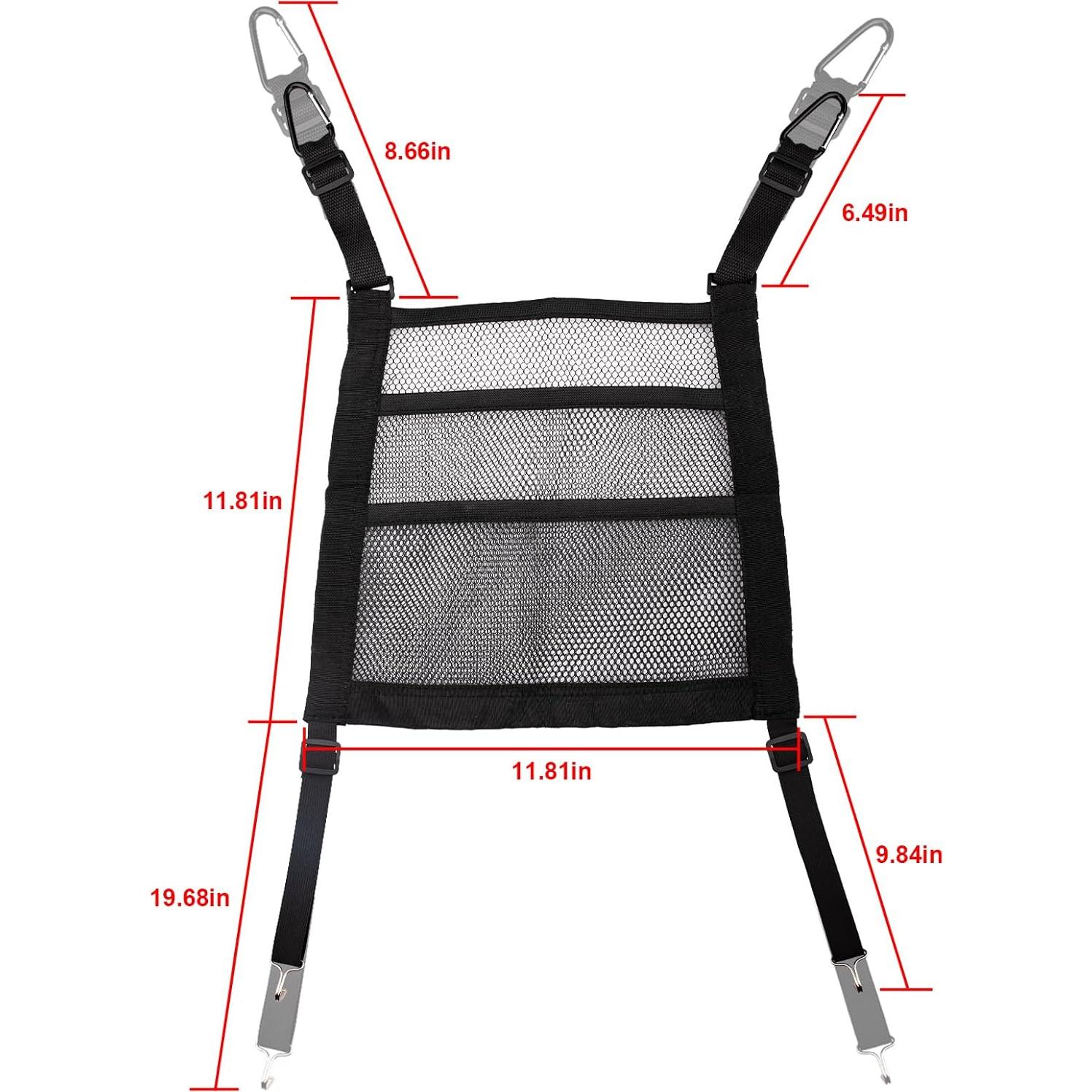 Organizador de Malla VEHIRIE 30x30 cm para Automóvil - Barrera para Niños y Mascotas