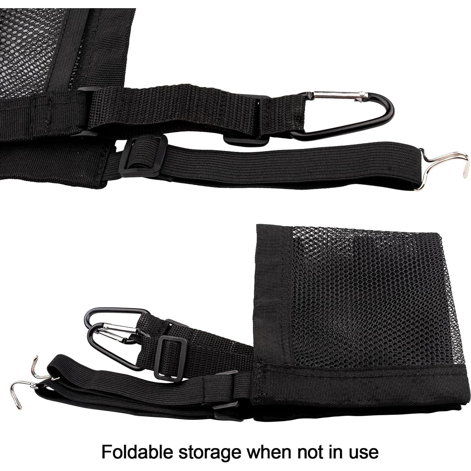 Organizador de Malla VEHIRIE 30x30 cm para Automóvil - Barrera para Niños y Mascotas