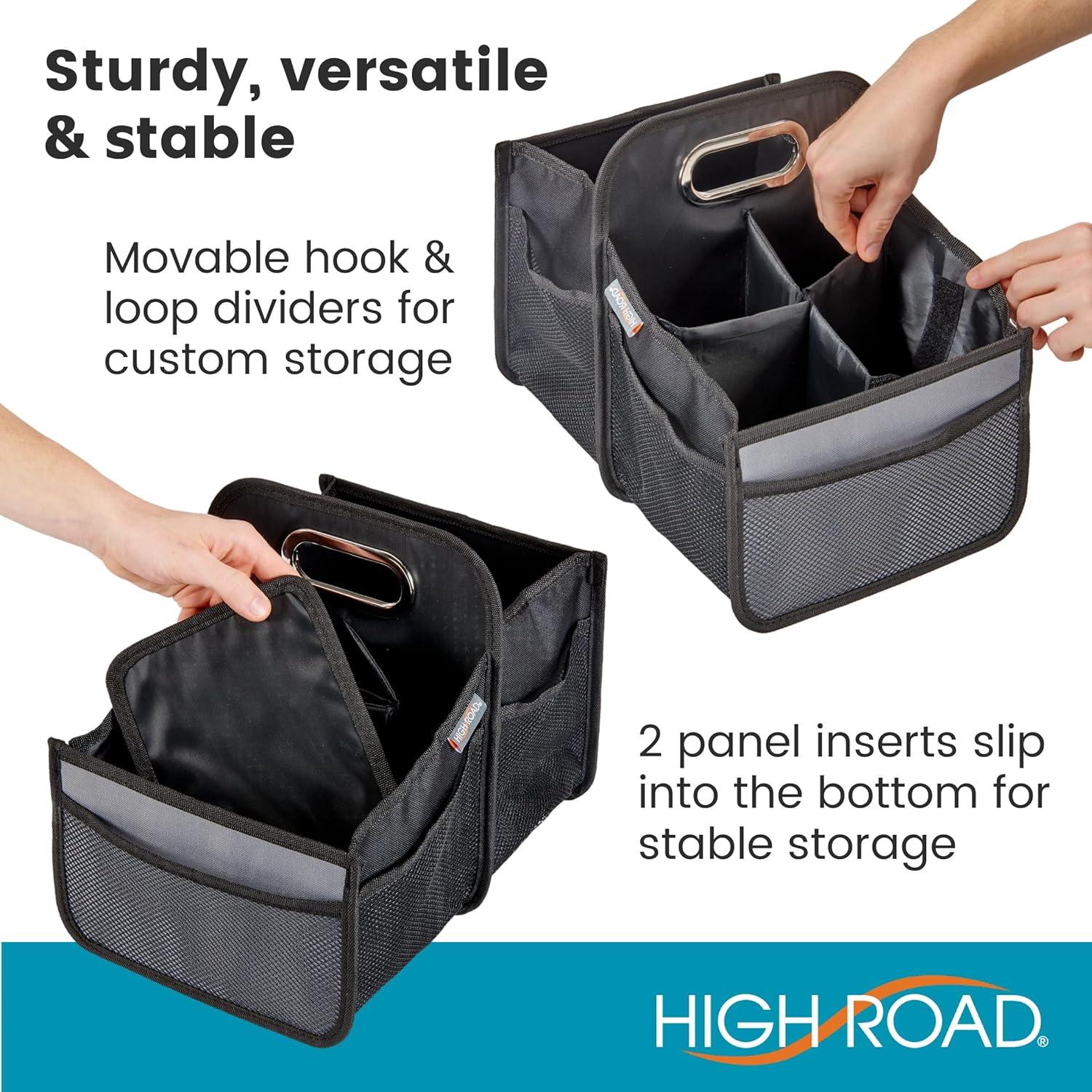 Caddy Organizador de Asiento Carro High Road Negro 34x25cm