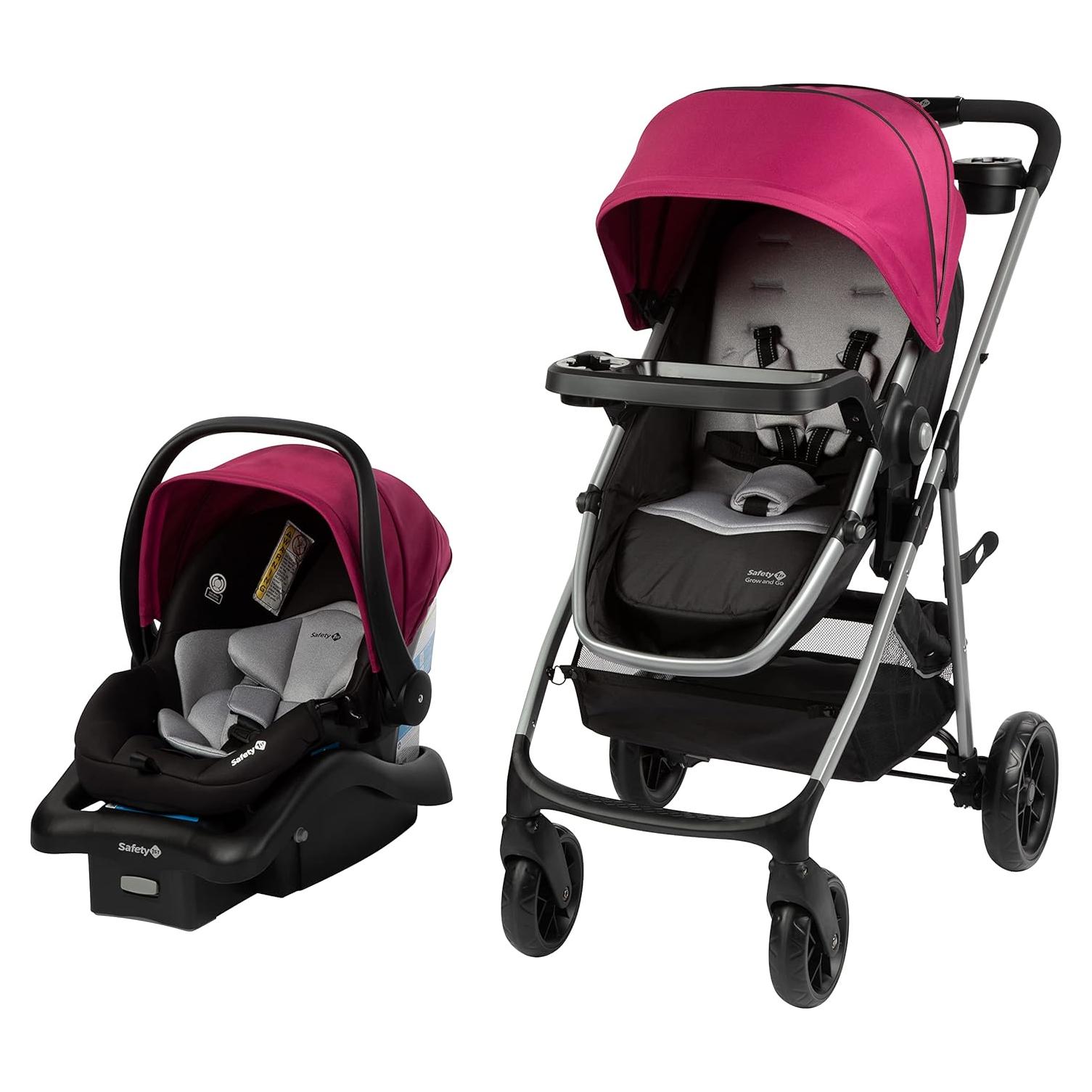 Sistema de Viaje Safety 1st Grow and Go Flex 8-en-1, Carriola y Asiento de Auto