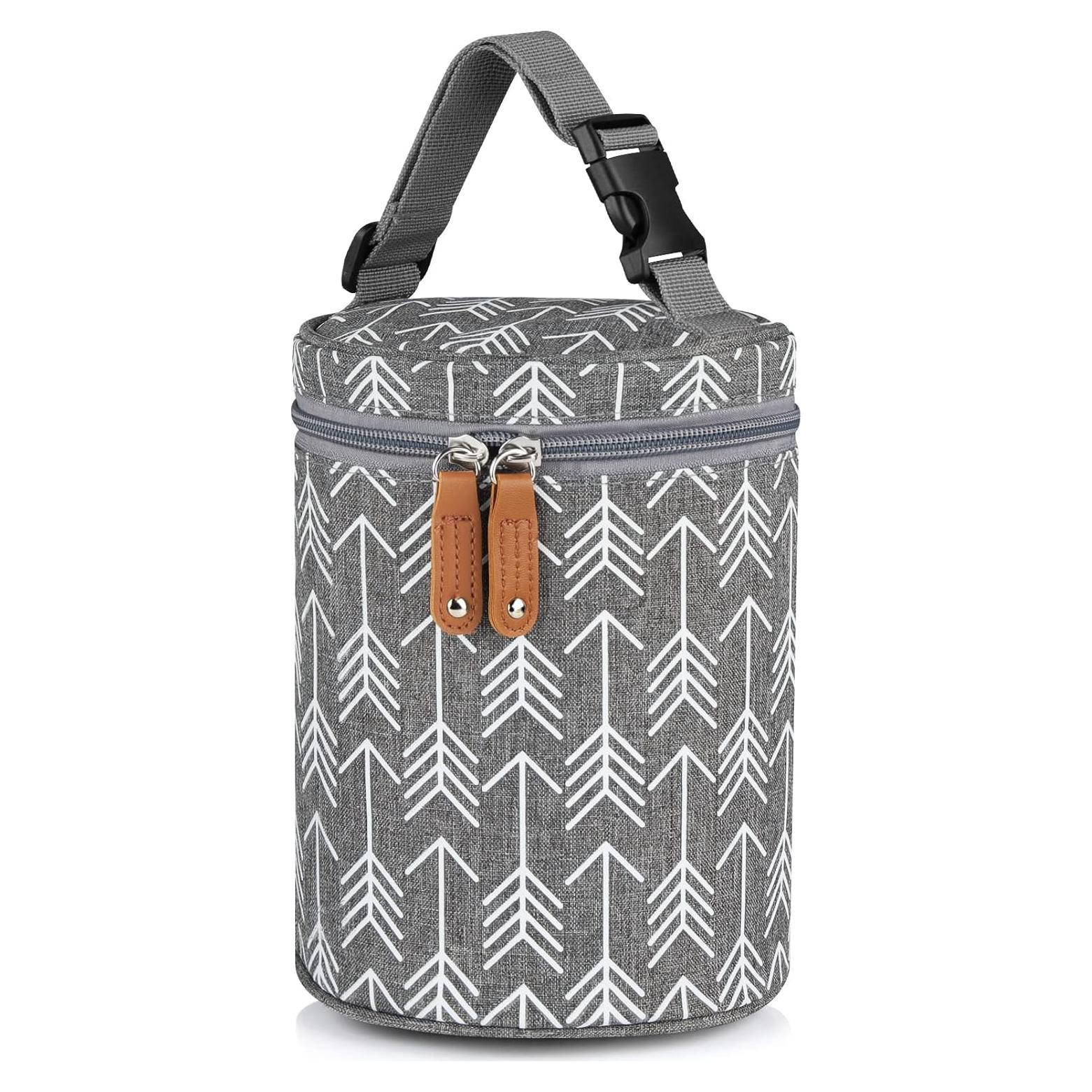 Bolsa Enfriadora de Leche Materna Accmor Gris 14x19 cm