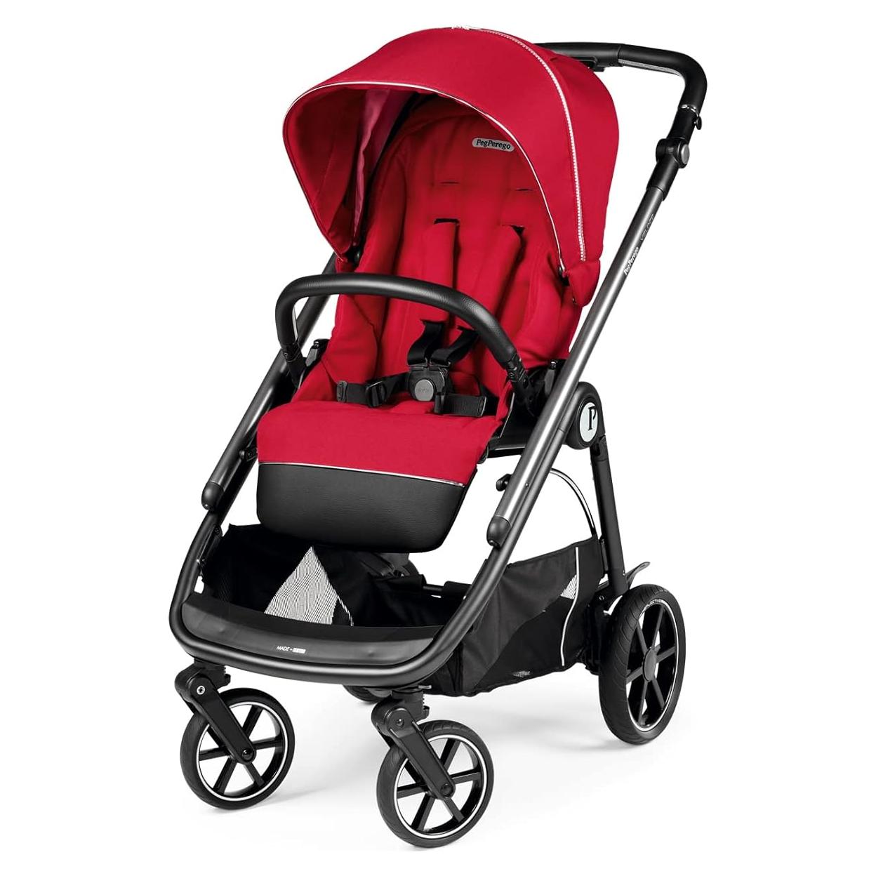 Cochecito Peg Perego Veloce Reversible Ligero 10.8 kg Rojo