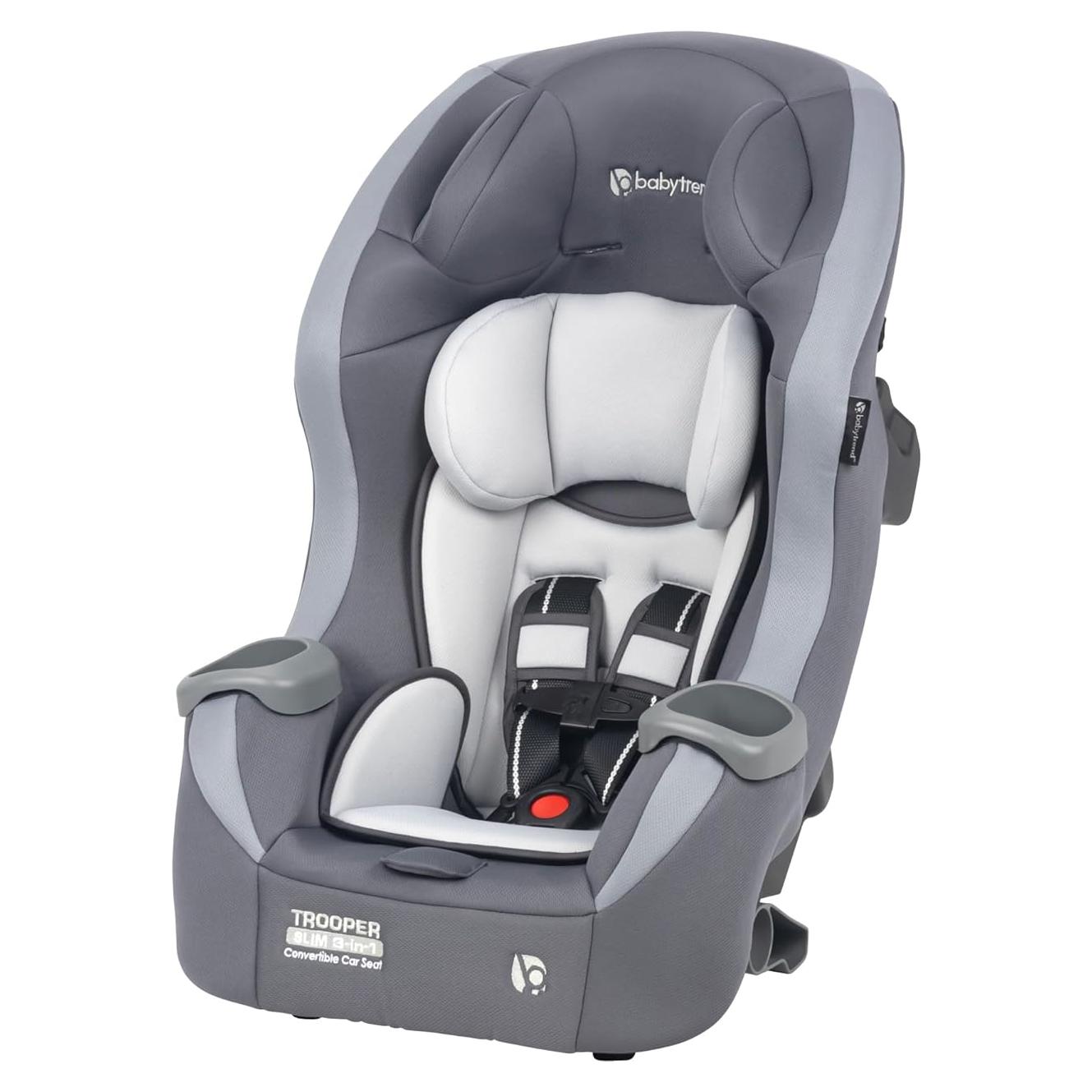 Silla de Auto Convertible Baby Trend Trooper Slim 3-en-1 Gris