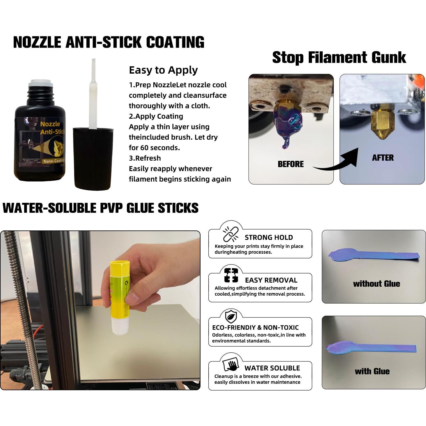 Kit de Herramientas para Impresoras 3D SHUAIAIW 124 Piezas