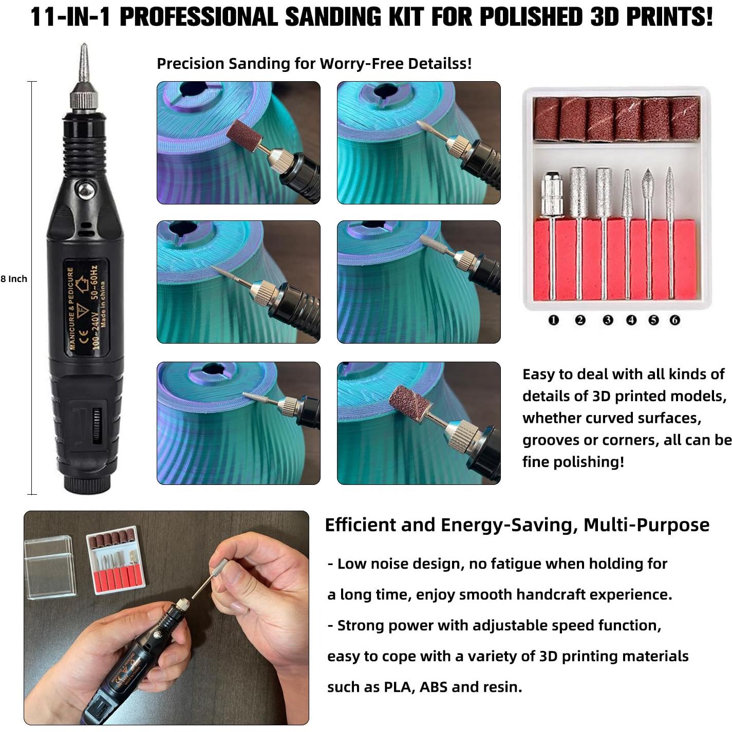 Kit de Herramientas para Impresoras 3D SHUAIAIW 124 Piezas