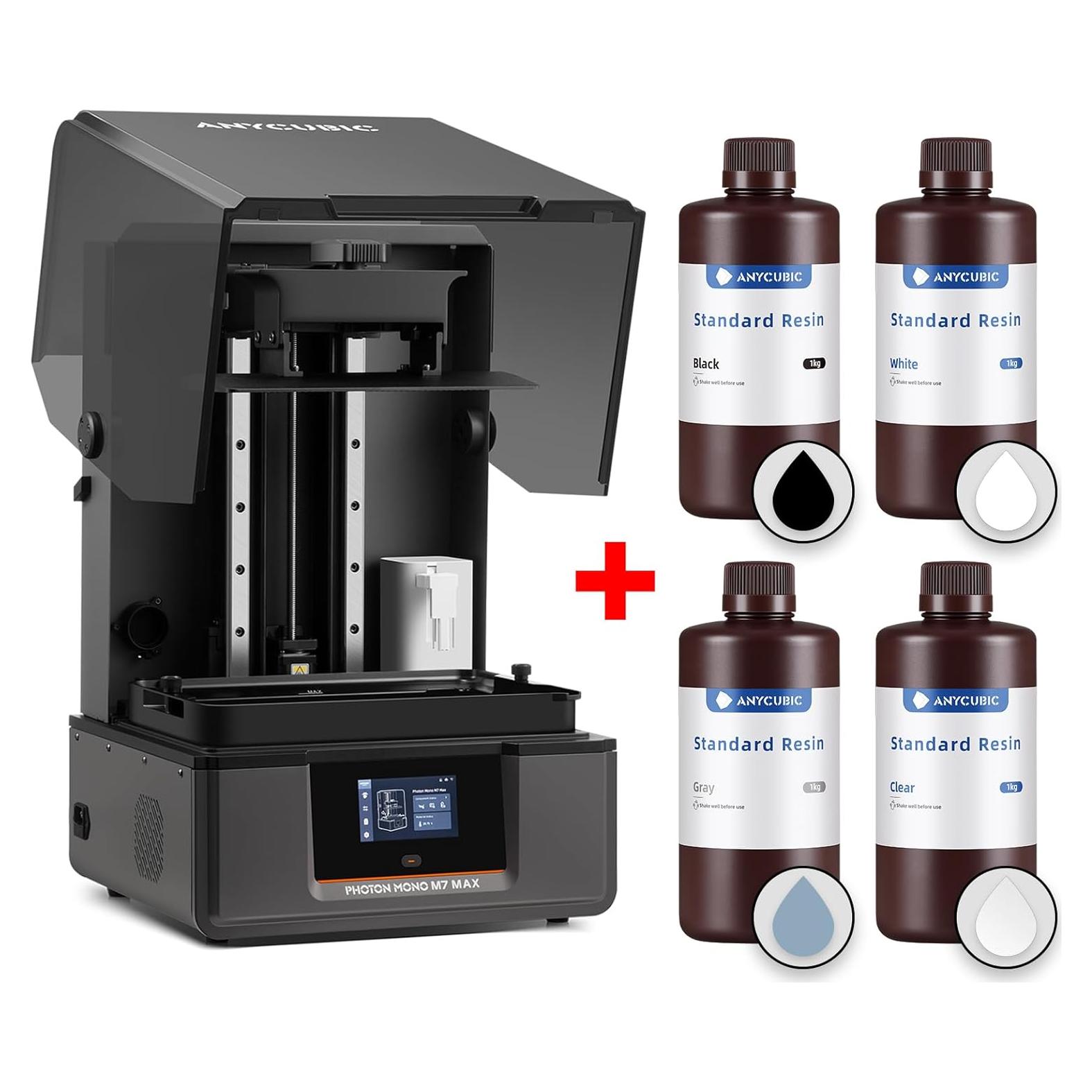 Impresora 3D ANYCUBIC Photon Mono M7 MAX + 4kg Resina UV