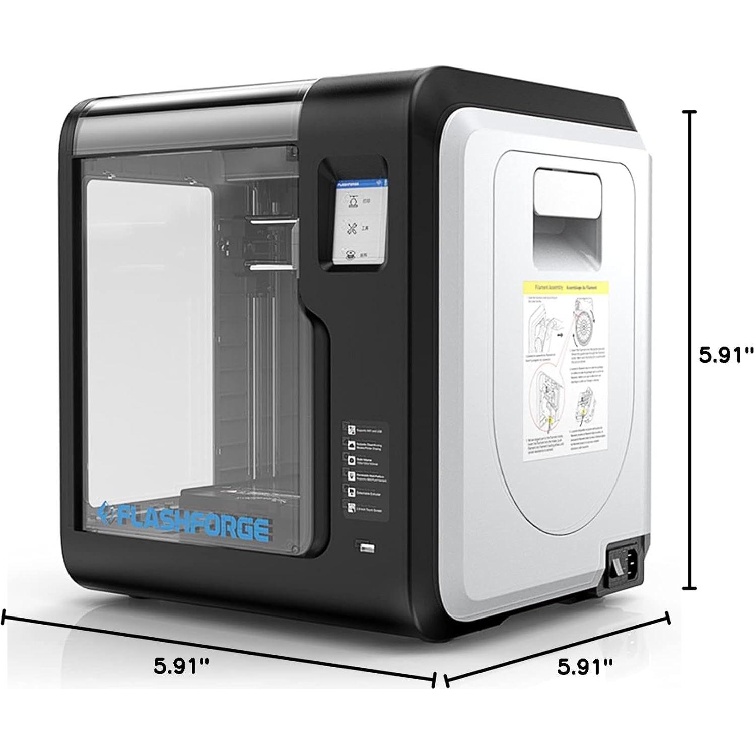 Impresora 3D FLASHFORGE Adventurer 5M 220x220x220mm Alta Velocidad