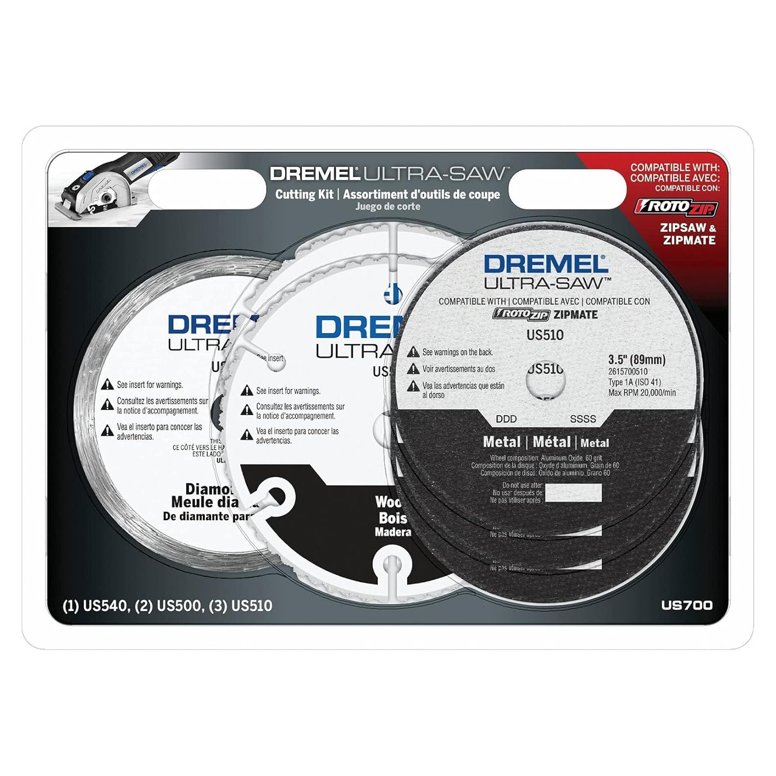 Kit de Corte Dremel US700 Ultra-Saw 6 Piezas Diamante Carburo