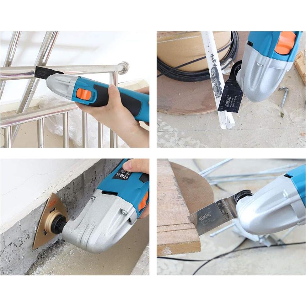 Herramienta Oscilante Multifuncional NEWONE 1.8A con 20 Accesorios