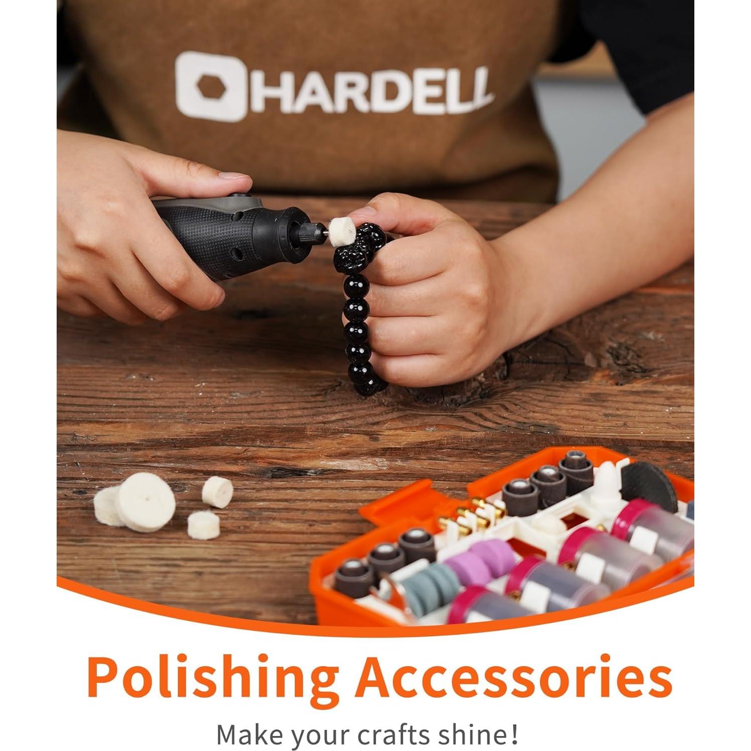 Kit de Accesorios para Herramienta Rotativa HARDELL 227 Piezas