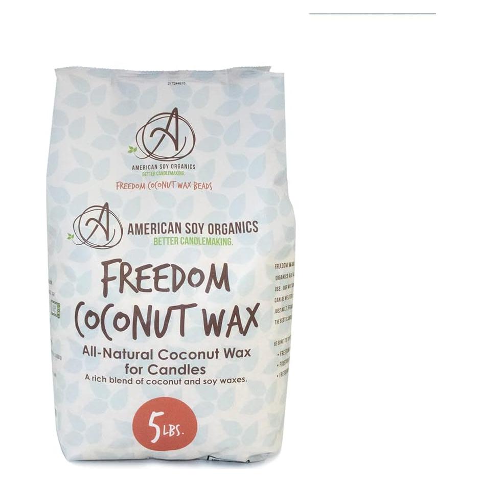 Perlas de Cera de Coco American Soy Organics 2.27 kg - Suministros para Velas
