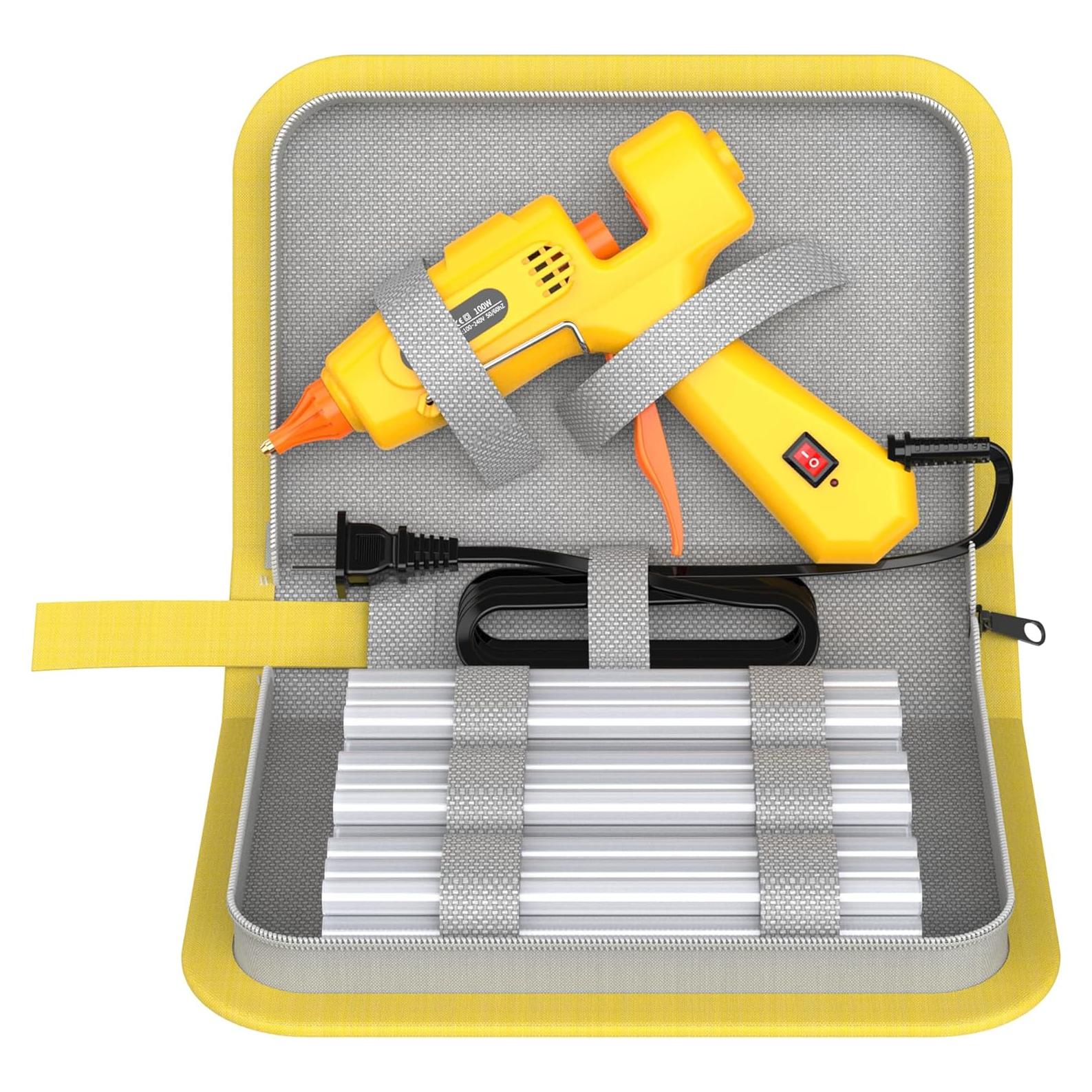 Pistola de Pegamento IZIO 100W - Calentamiento Rápido, 21 Barras