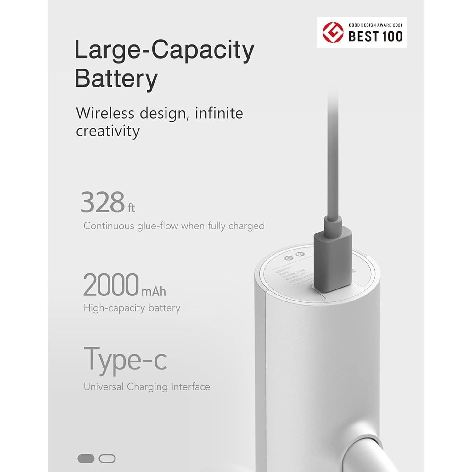 Pistola de Pegamento Caliente Inalámbrica HOTO Mini 30s