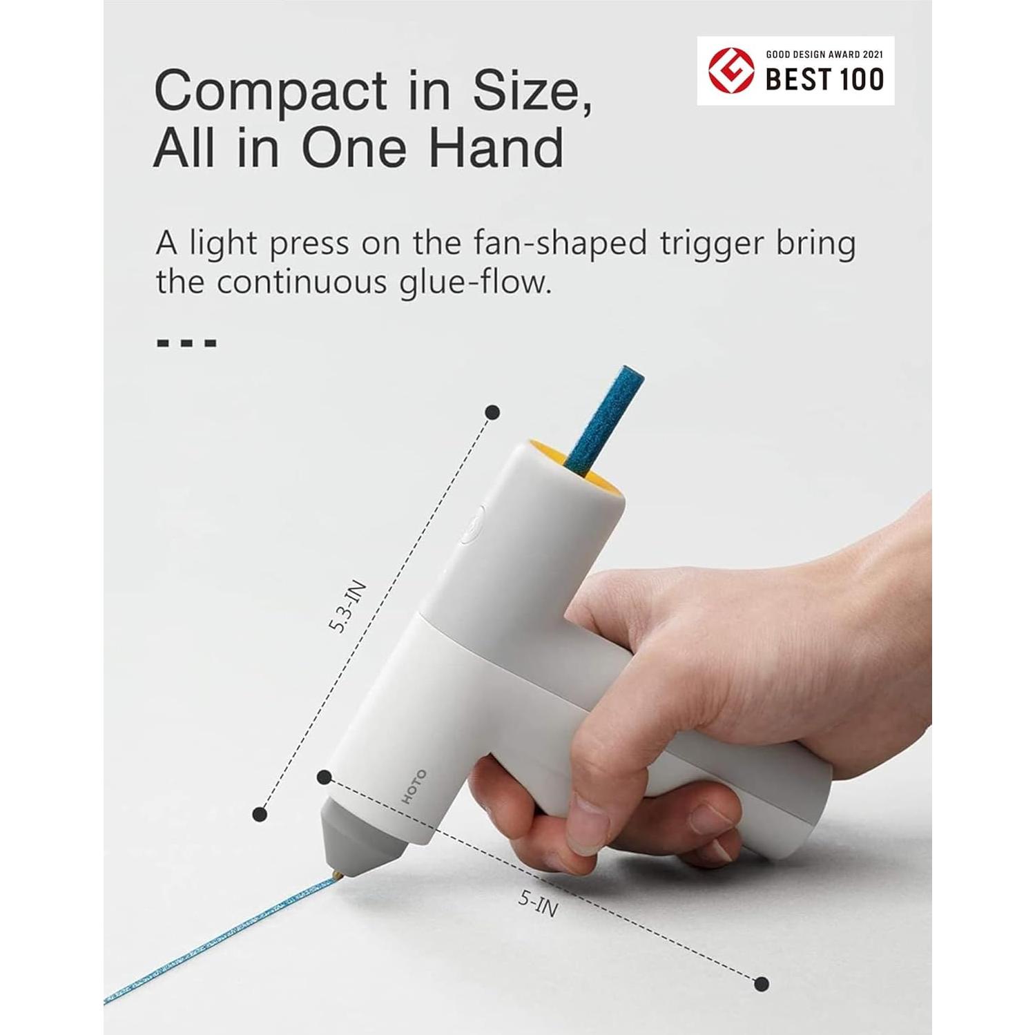 Pistola de Pegamento Caliente Inalámbrica HOTO Mini 30s