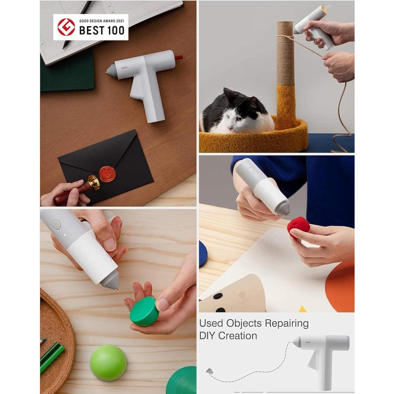 Pistola de Pegamento Caliente Inalámbrica HOTO Mini 30s