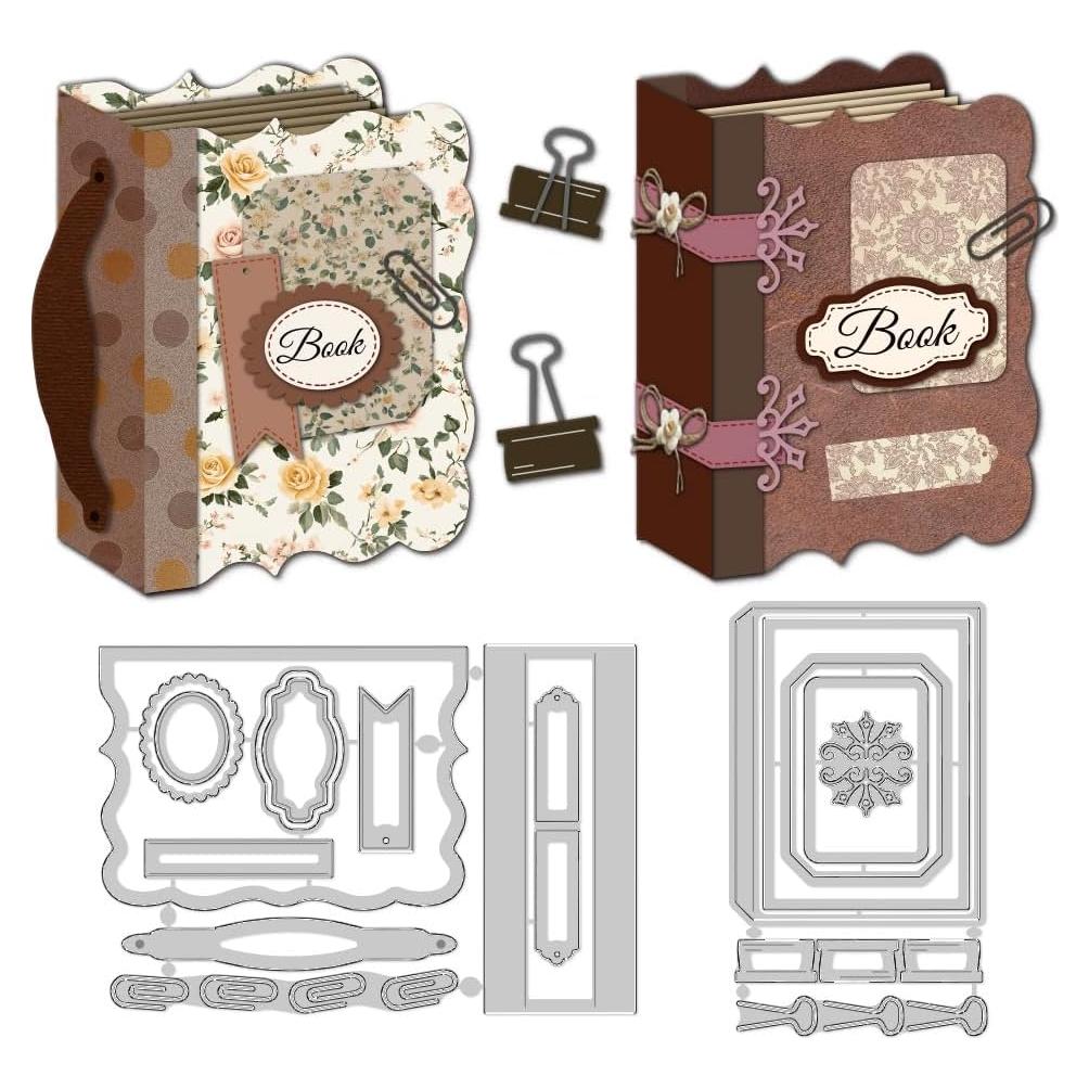 Plantillas de Corte Acero al Carbono Mini Libro 3D DELORIGIN