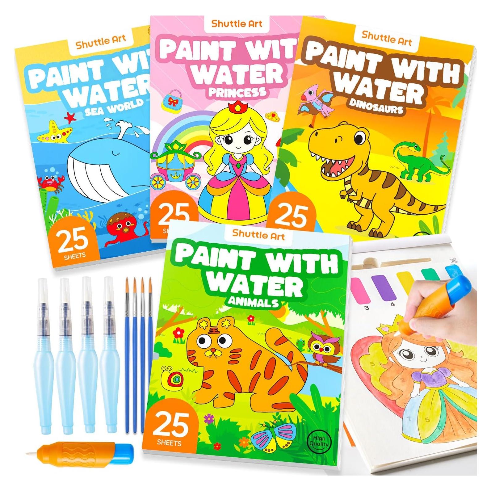 Set de Pintura con Agua Shuttle Art para Niños 3-8 Años