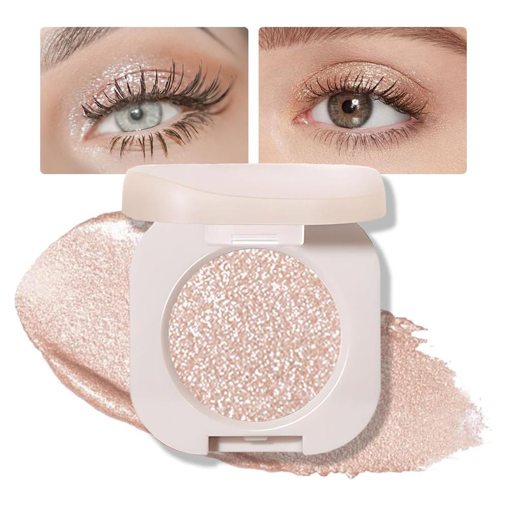 Paleta de Sombra de Ojos FeiCuiYun Brillo Perla Blanco 11 Tonos