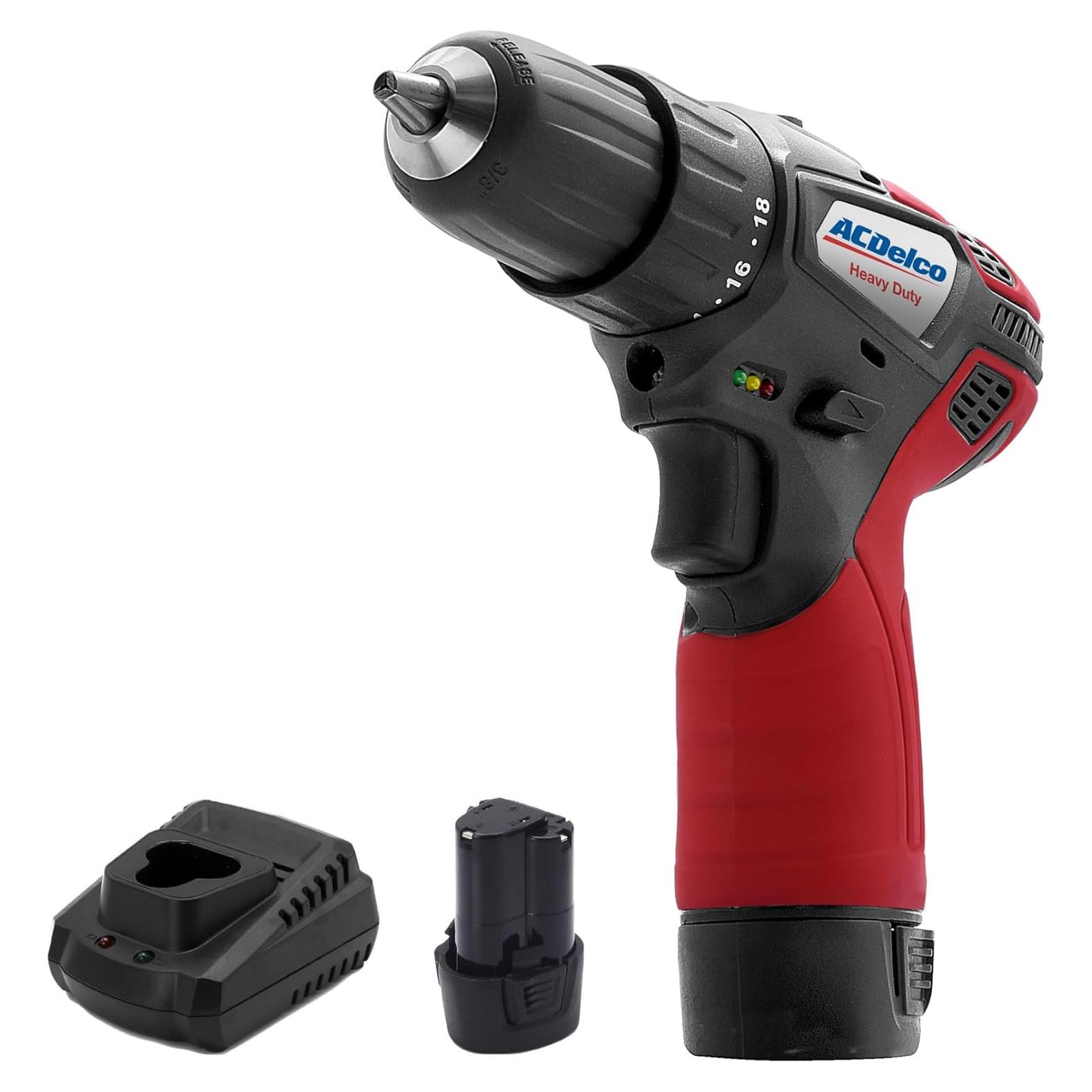 Taladro Inalámbrico ACDelco ARD12119P 12V 30 Nm 2 Velocidades