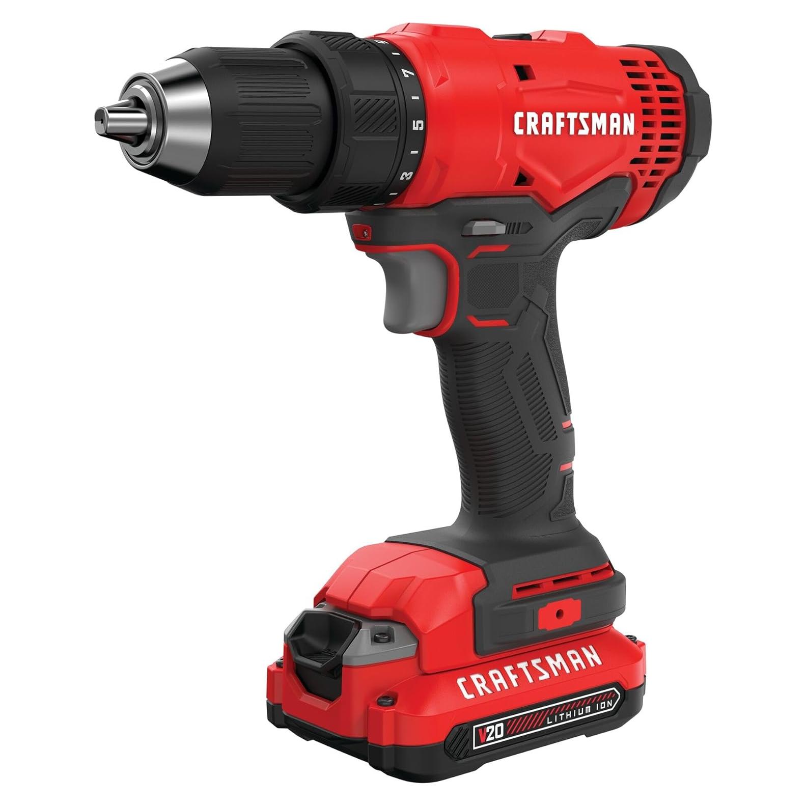 Taladro Atornillador Inalámbrico CRAFTSMAN V20 1/2" 800W