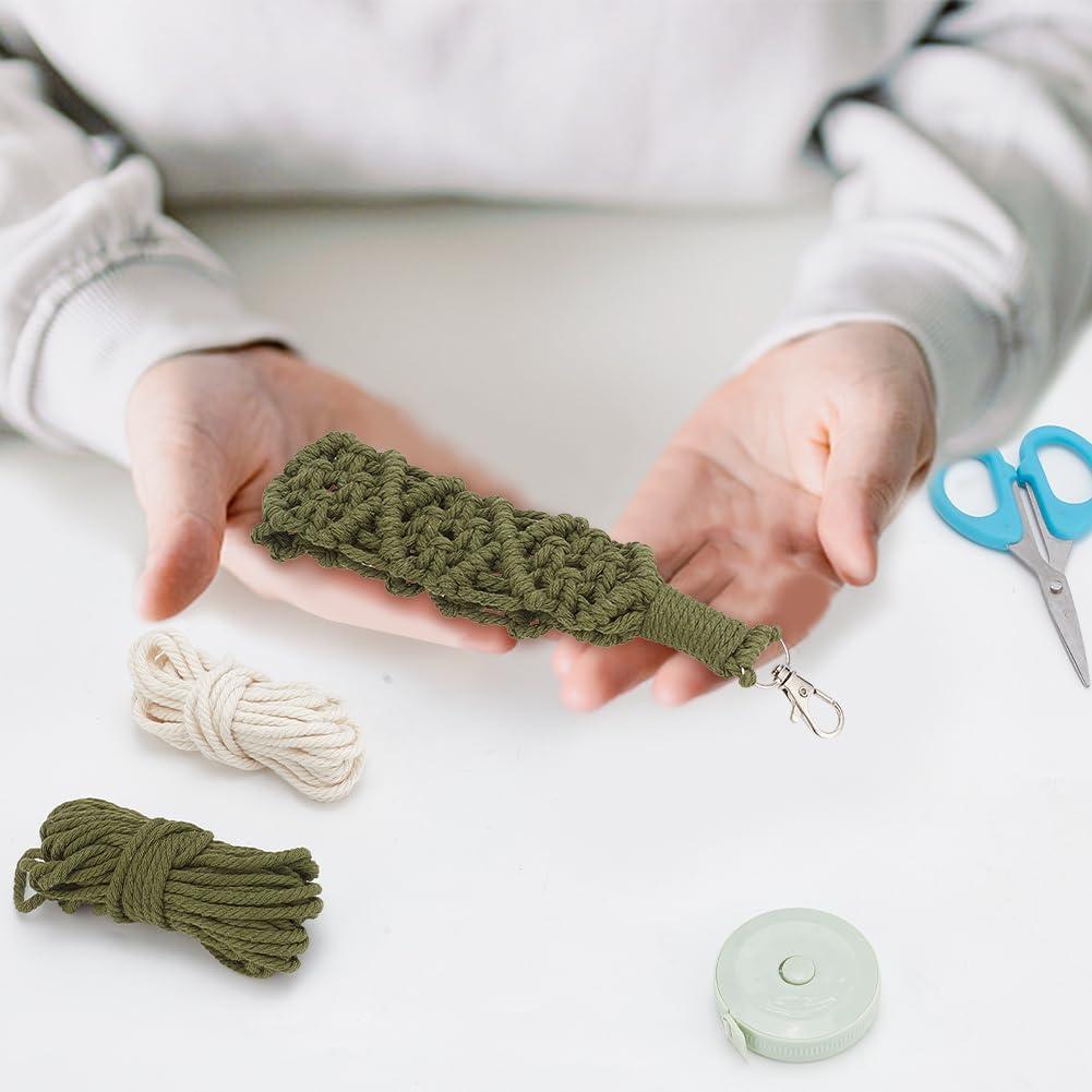 Kit de Llavero de Macramé BEUNITONE Multicolor para DIY