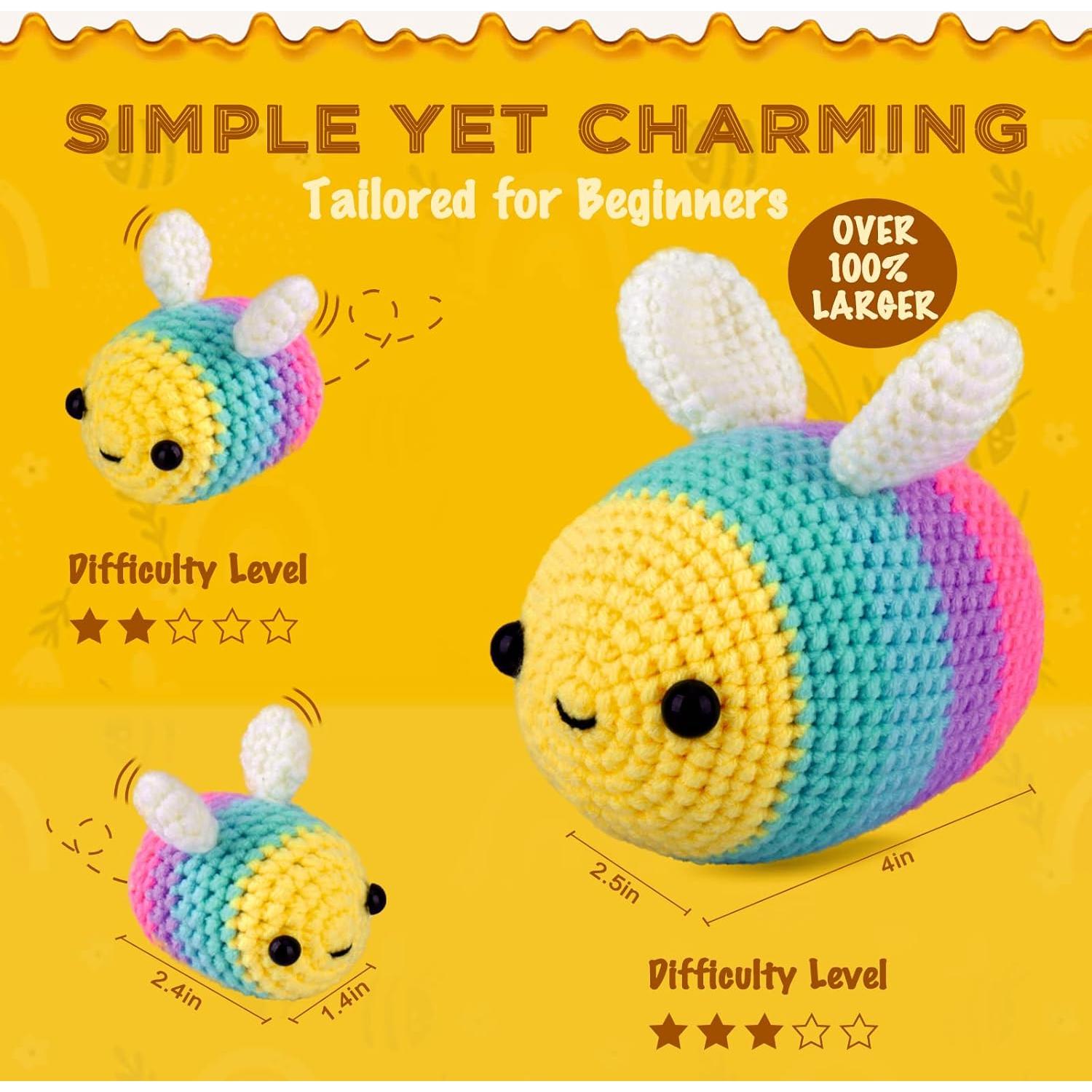 Kit de Crochet para Principiantes Crochetta - Abejas con Tutoriales