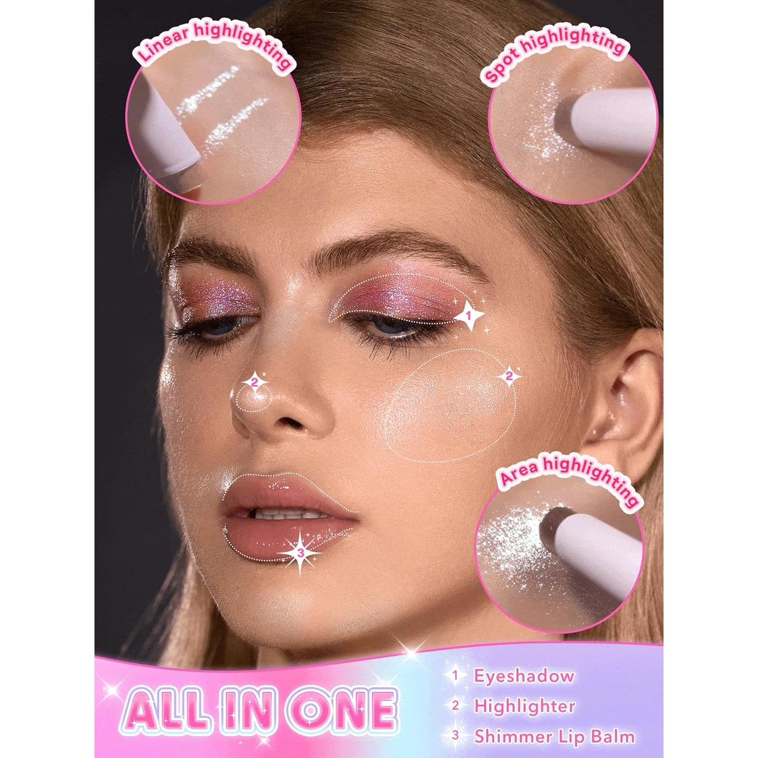 SHEGLAM Gel de Cristal para Sombras de Ojos Plata Estelar 9.92g