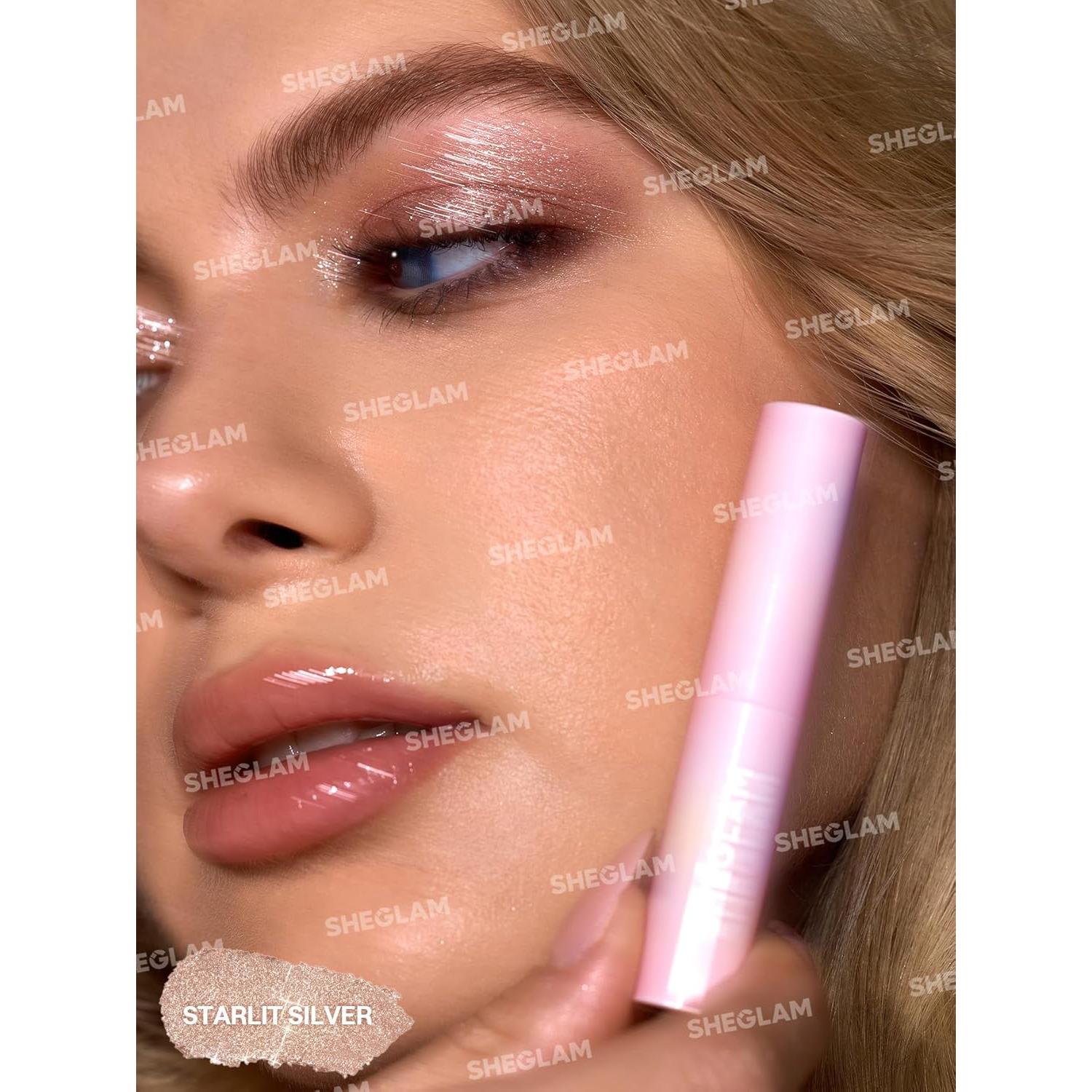 SHEGLAM Gel de Cristal para Sombras de Ojos Plata Estelar 9.92g
