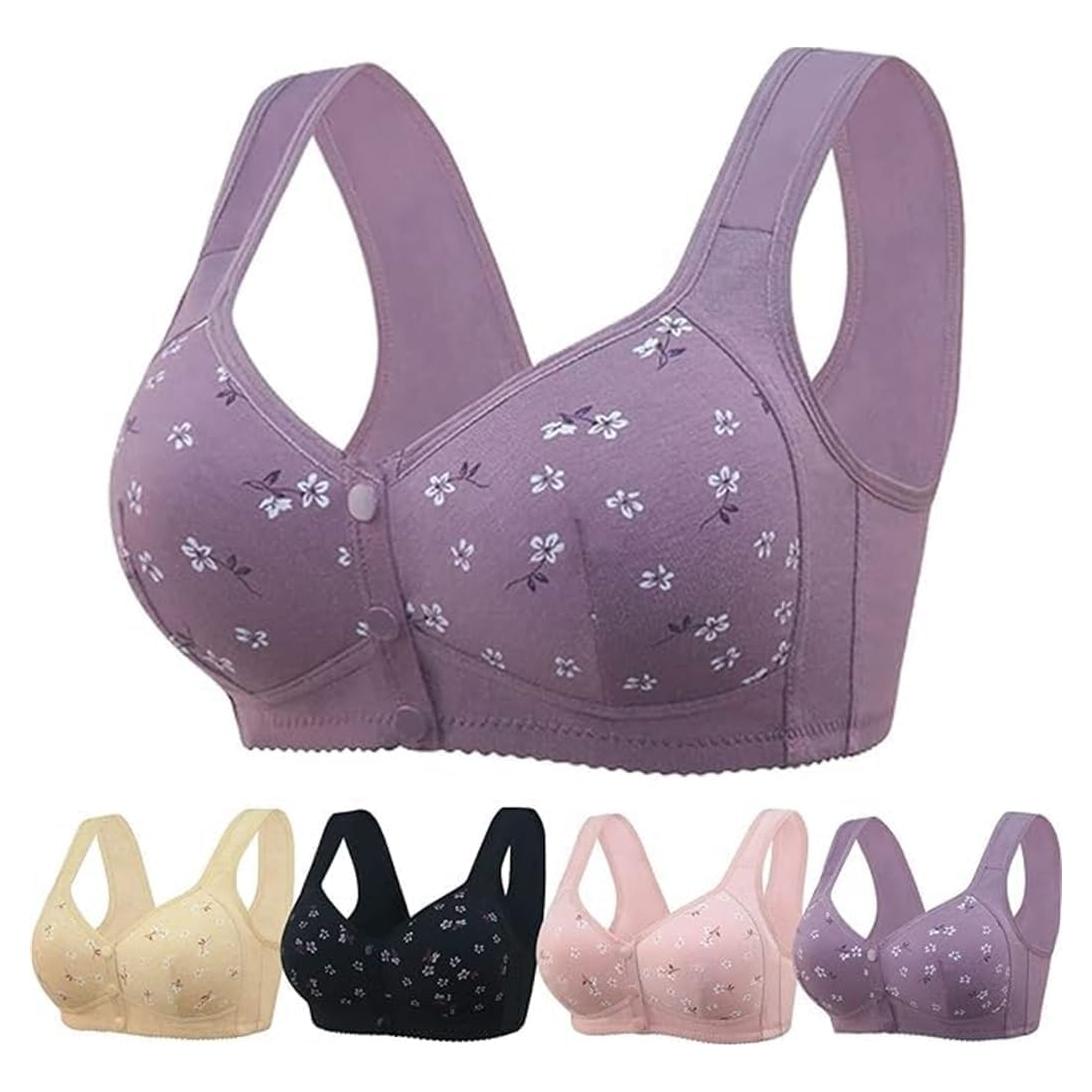 Sostén Inalámbrico Daisy para Mujeres Sin Aros Cierre Frontal