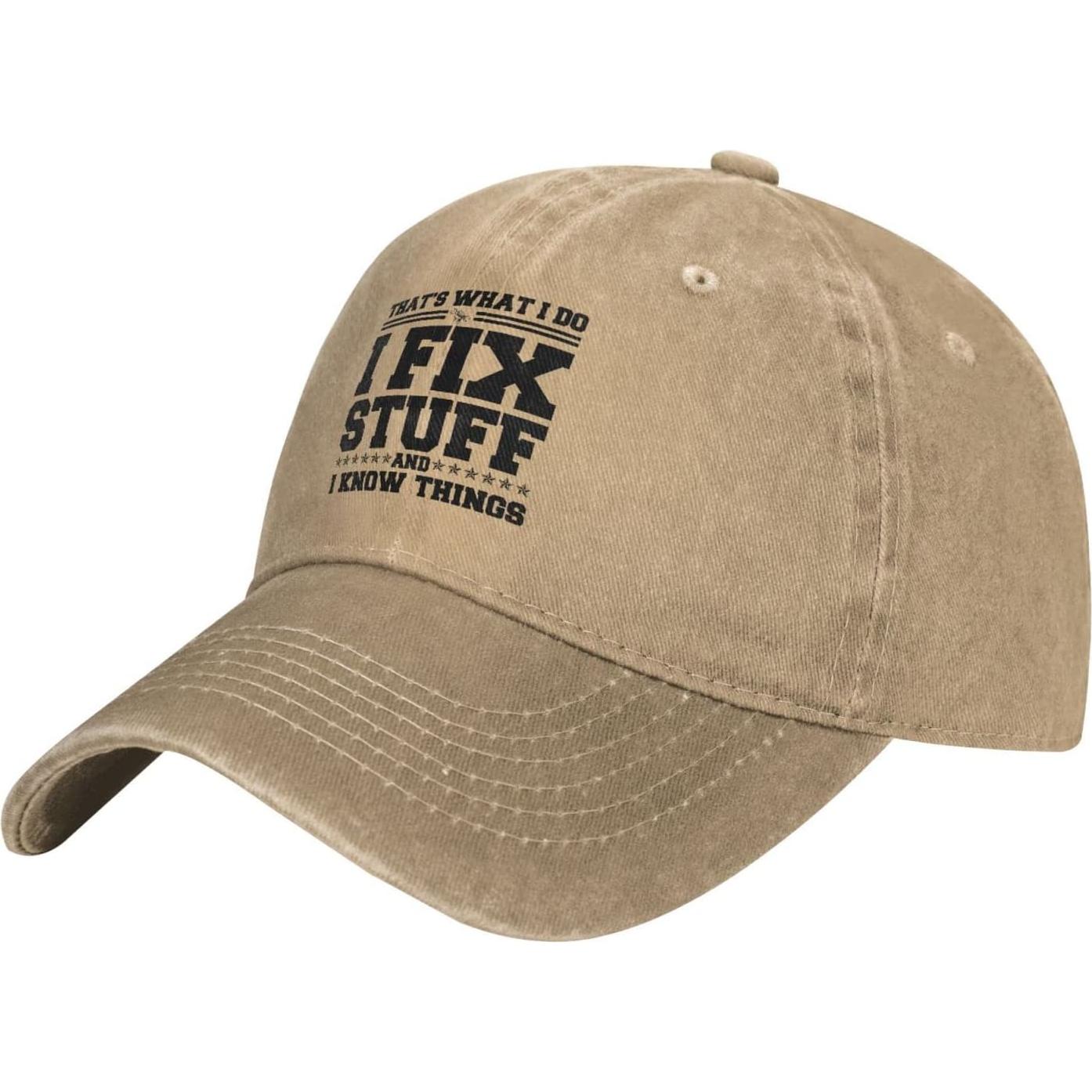 Gorra de Papá Ajustable VUWKNQ Denim Unisex Natural