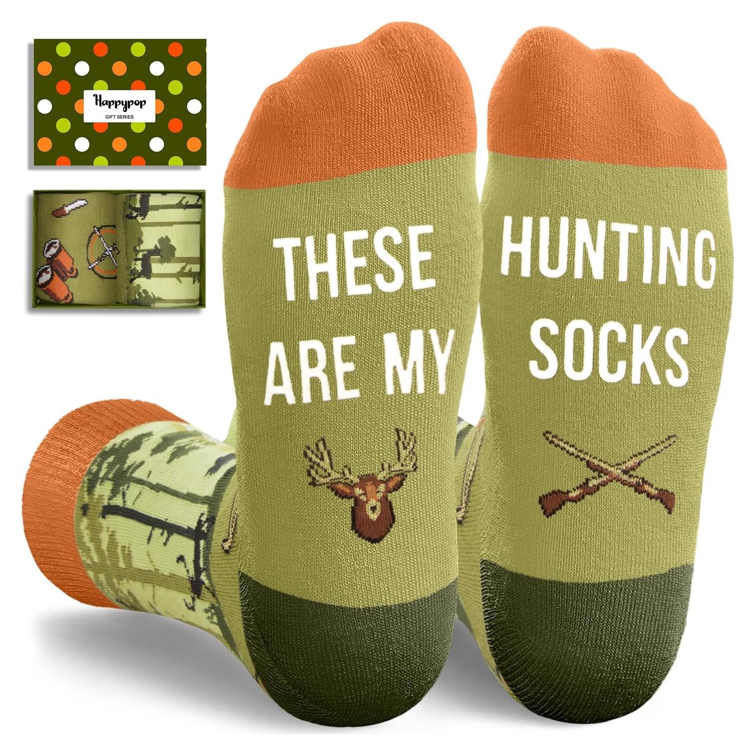 Calcetines de Caza HAPPYPOP para Hombres y Mujeres - Talla Única