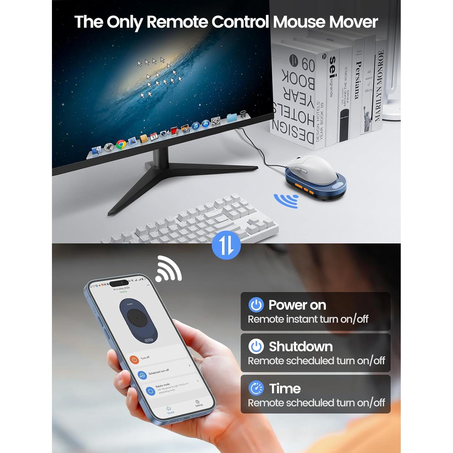 Mover de Ratón Indetectable Vaydeer FM210BE con App