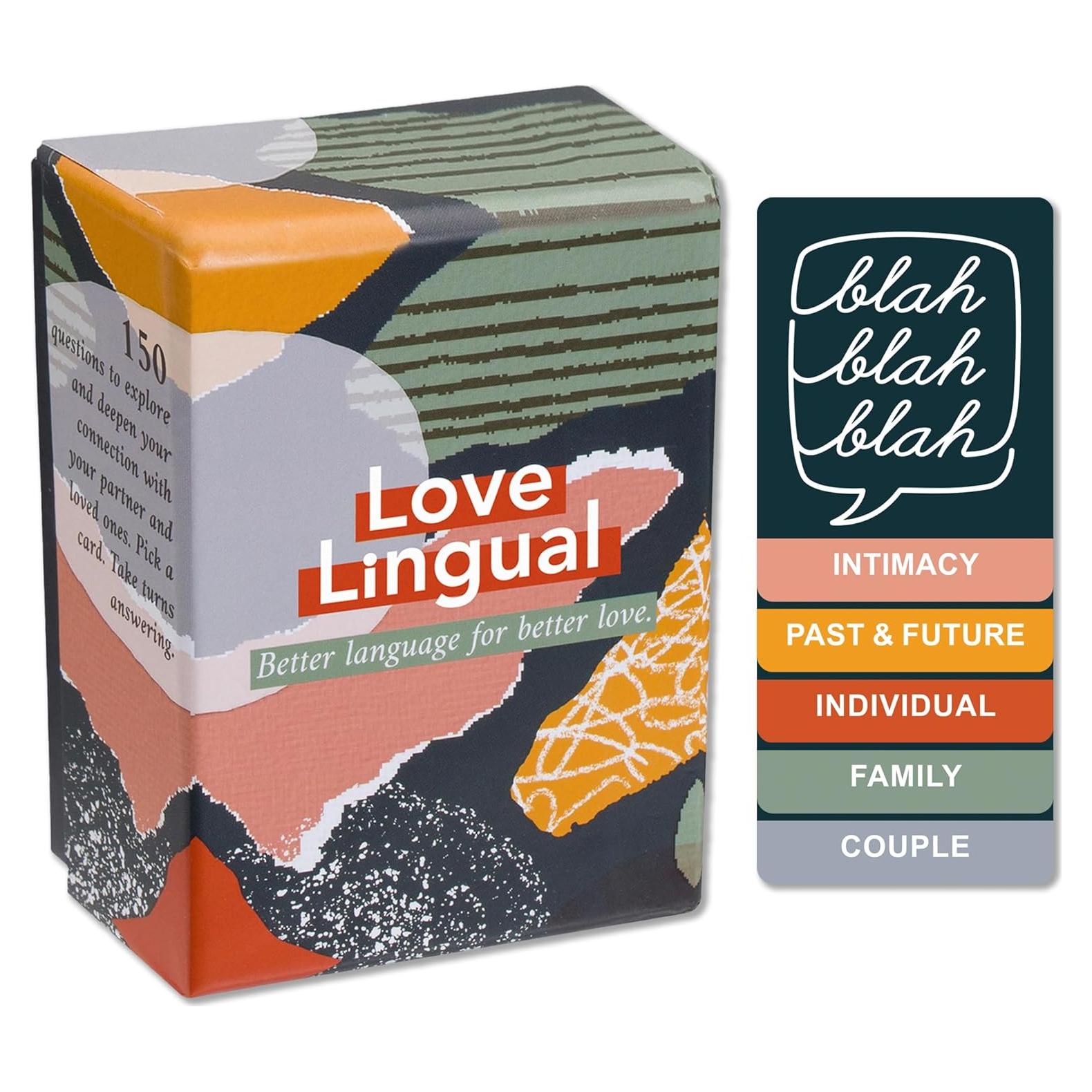 Juego de Cartas para Parejas Love Lingual - 150 Preguntas