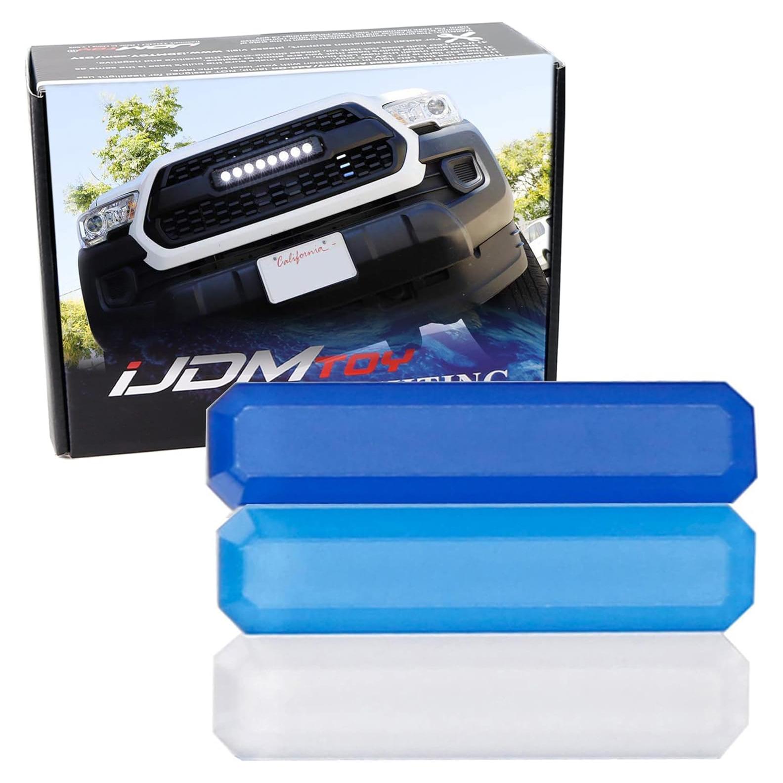 Insignia de Parrilla iJDMTOY Retro 3 Colores para Toyota Tacoma 2016-23