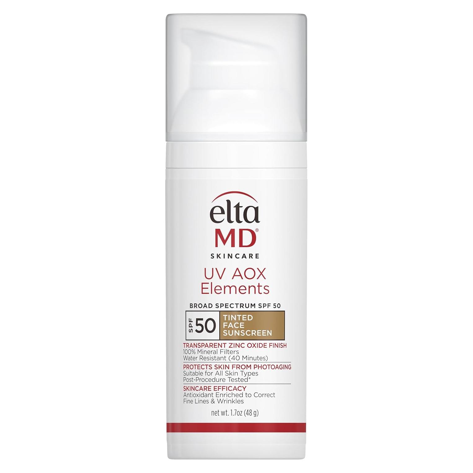 Loción Solar Mineral Tinte EltaMD SPF 50 48.2g Piel Sensible