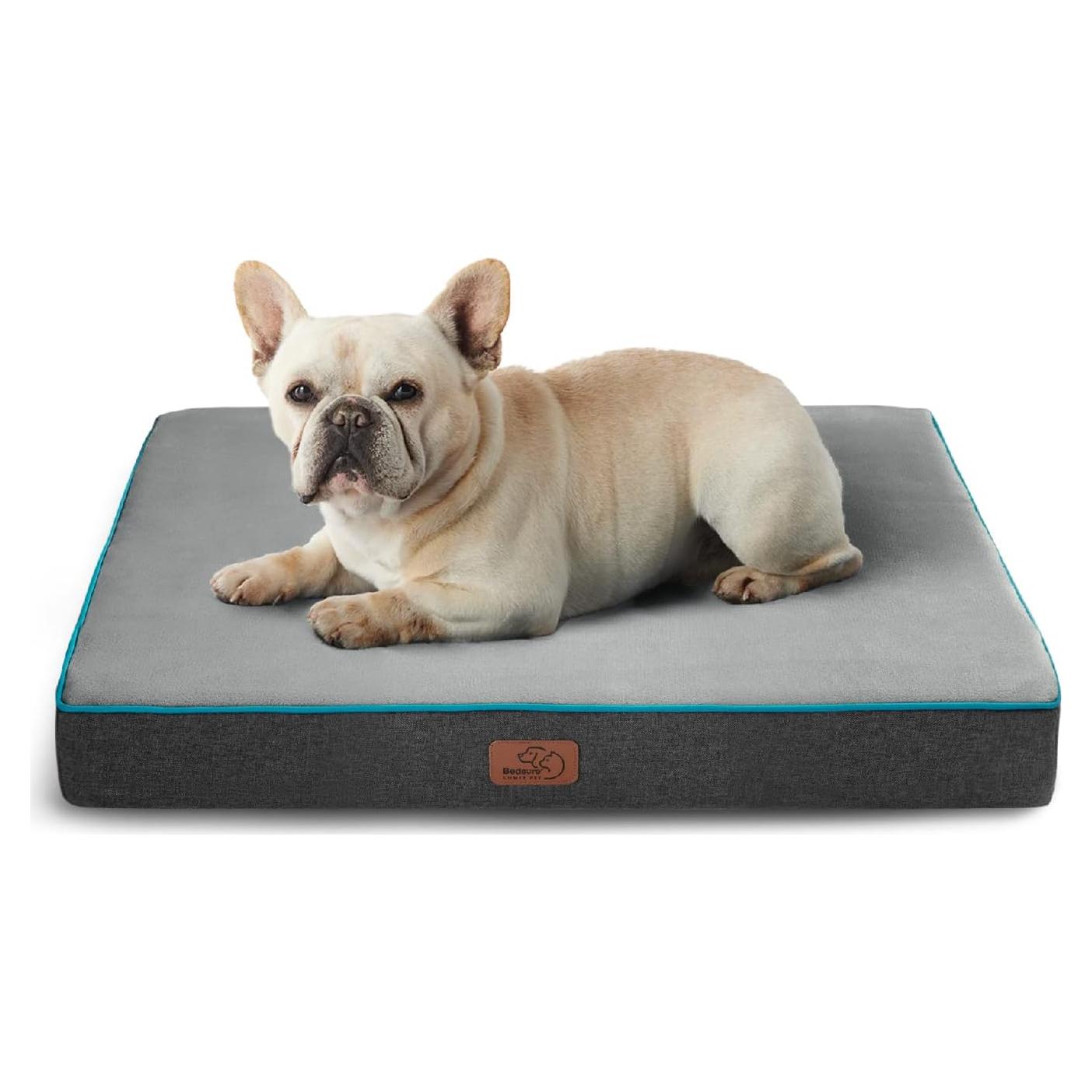Cama Ortopédica para Perros Bedsure 61x41 cm Gris